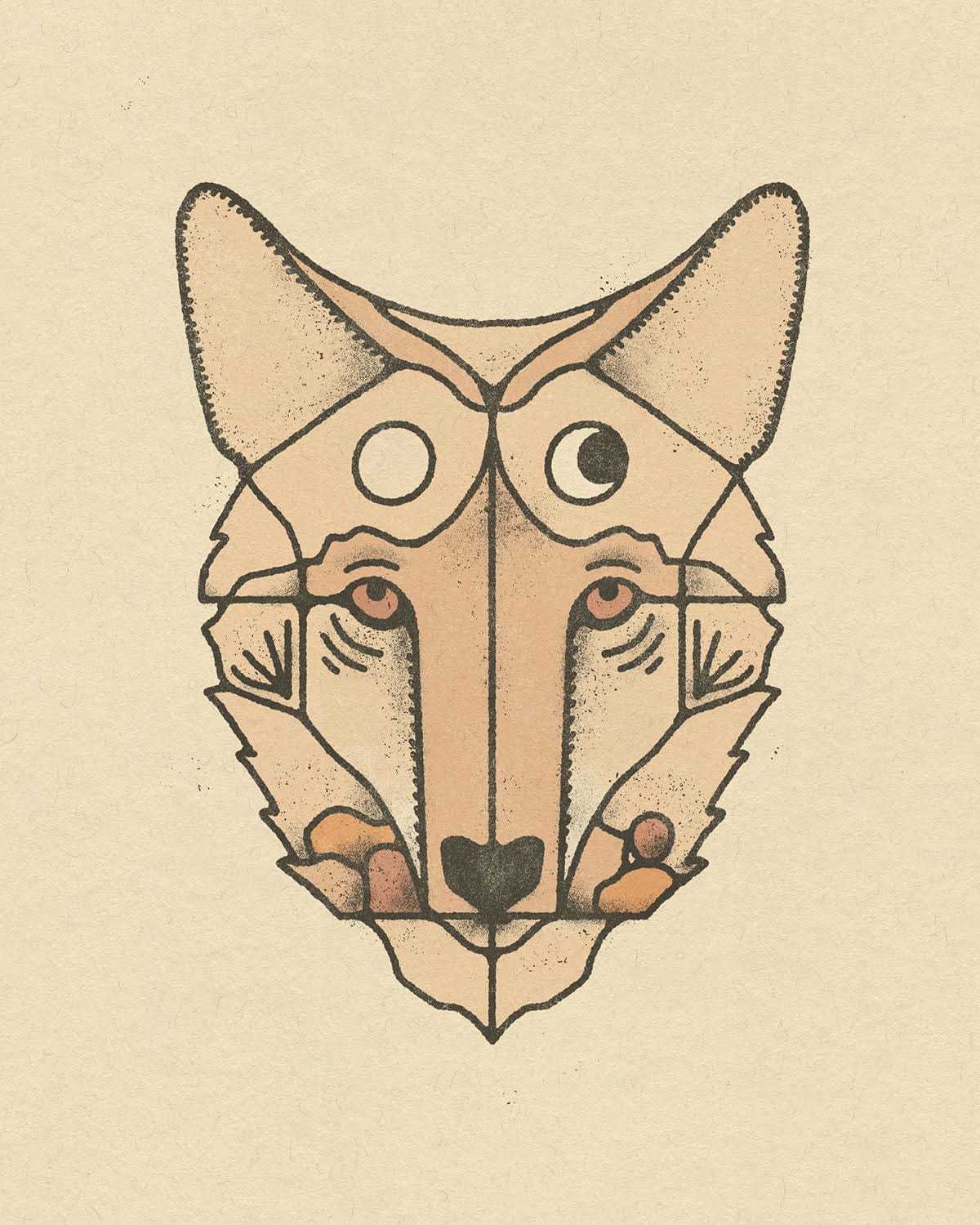 Amber Morgan Desert Coyote available in Joshua Tree at JT Trading Post