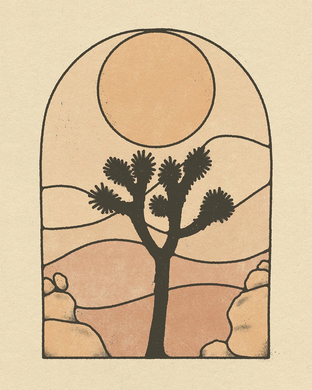 Amber Morgan Joshua Tree Art Print