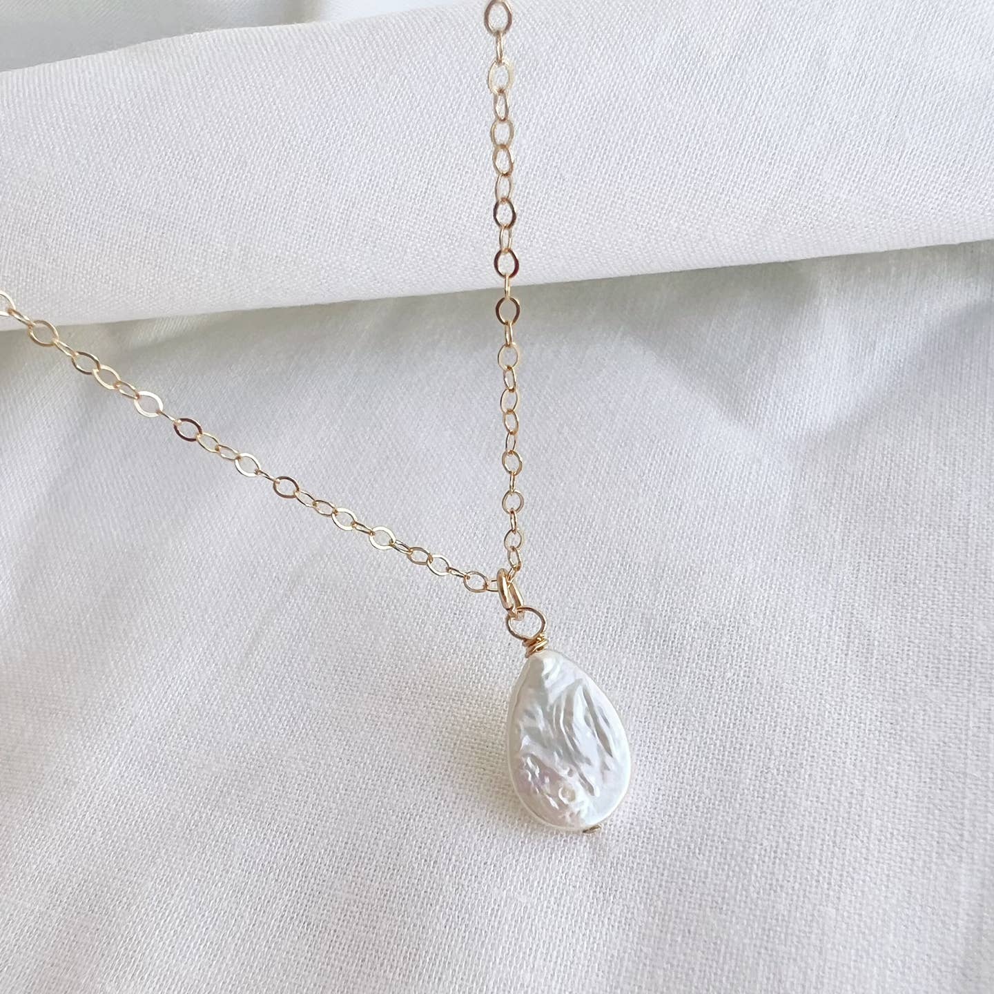 Desert Lux Cora Freshwater Pearl Necklace available in Joshua Tree at JT Trading Post
