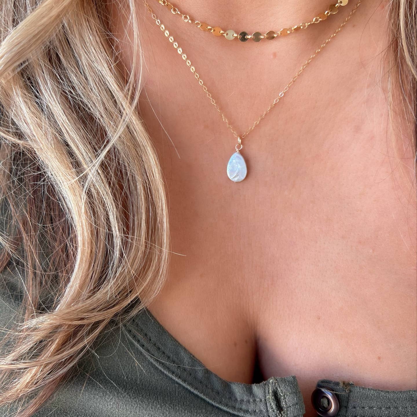 Desert Lux Cora Freshwater Pearl Necklace available in Joshua Tree at JT Trading Post