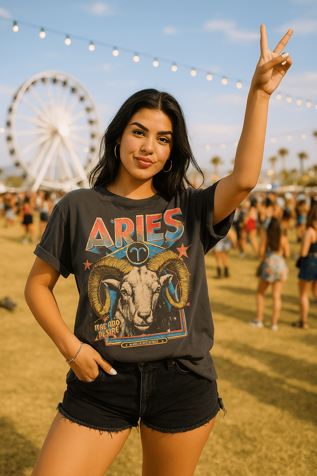 Girl-Dangerous Zodiac Shirt / Aries available in Joshua Tree at JT Trading Post