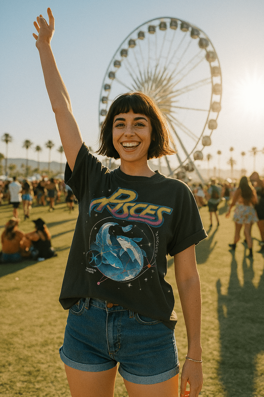 Girl-Dangerous Zodiac Shirt / Pisces available in Joshua Tree at JT Trading Post