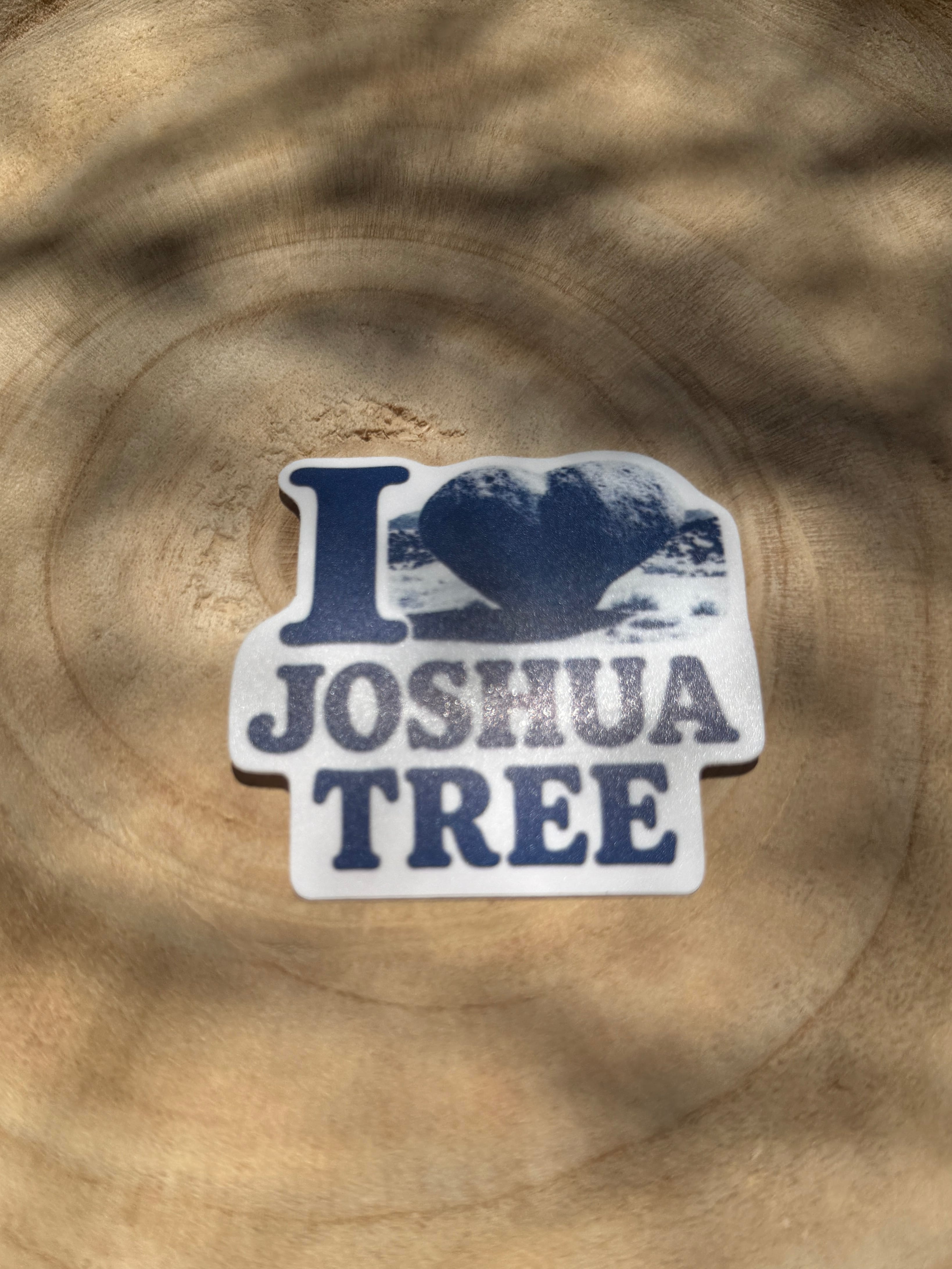 August Sun I Love Joshua Tree | Sticker available in Joshua Tree at JT Trading Post