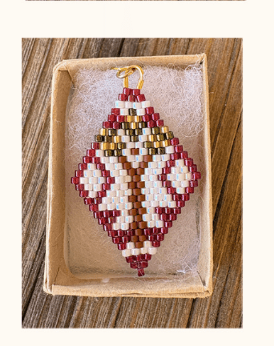 Calinnessee Designs Joshua Tree Beaded Charm available in Joshua Tree at JT Trading Post