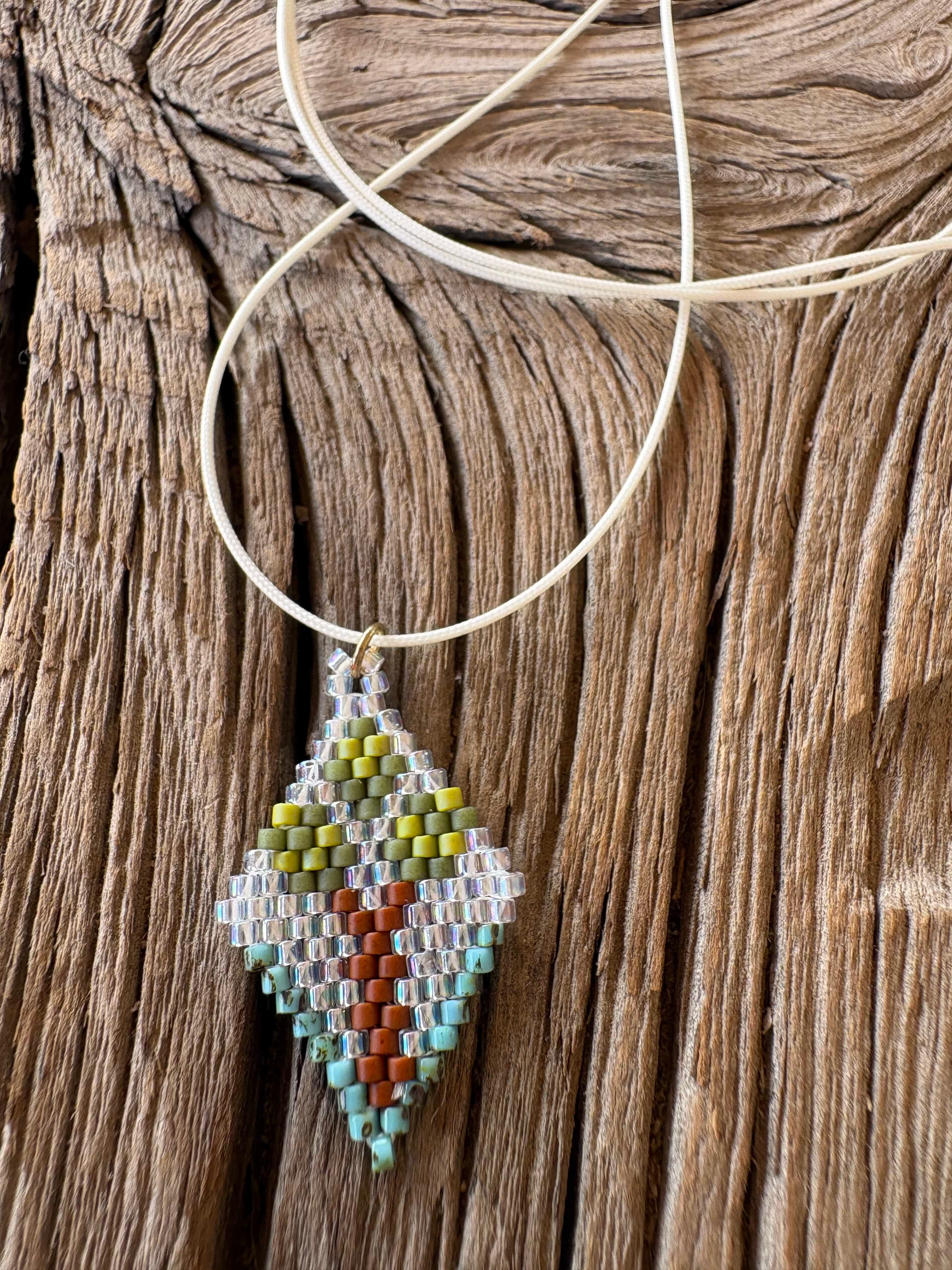 Calinnessee Designs Joshua Tree Beaded Necklace | S Turquoise available in Joshua Tree at JT Trading Post