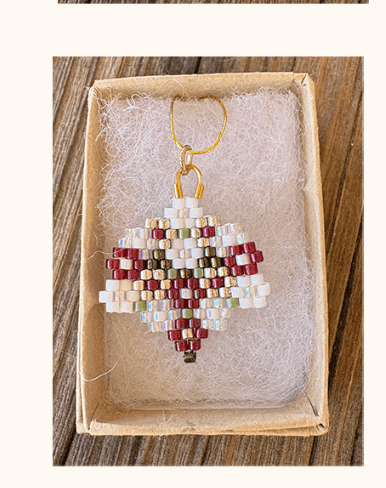 Calinnessee Designs Wildflower Beaded Charm available in Joshua Tree at JT Trading Post