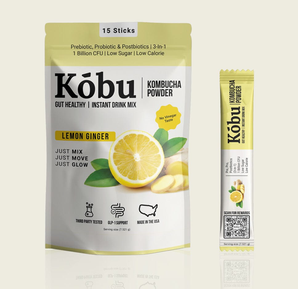 JTTP Eats Kobu Kombucha Powder | Lemon Ginger available in Joshua Tree at JT Trading Post