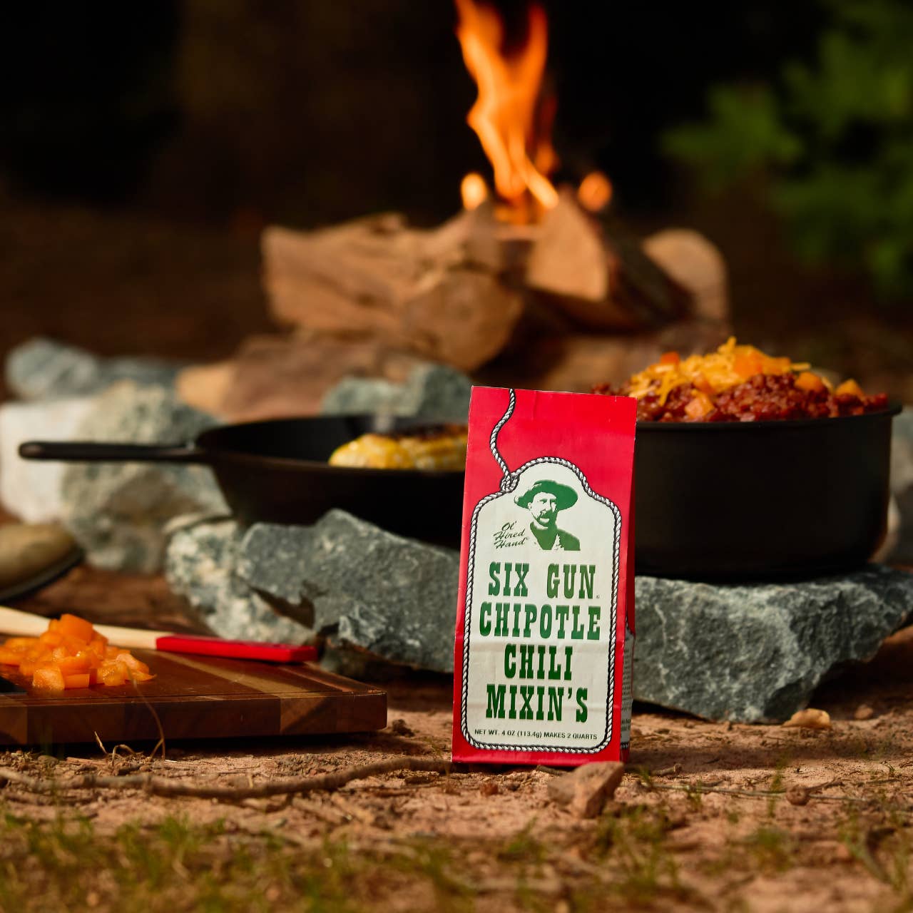 JTTP Eats Six Gun Chipotle Chili Mixin’S – Smoky Texas Chili Seasoning available in Joshua Tree at JT Trading Post