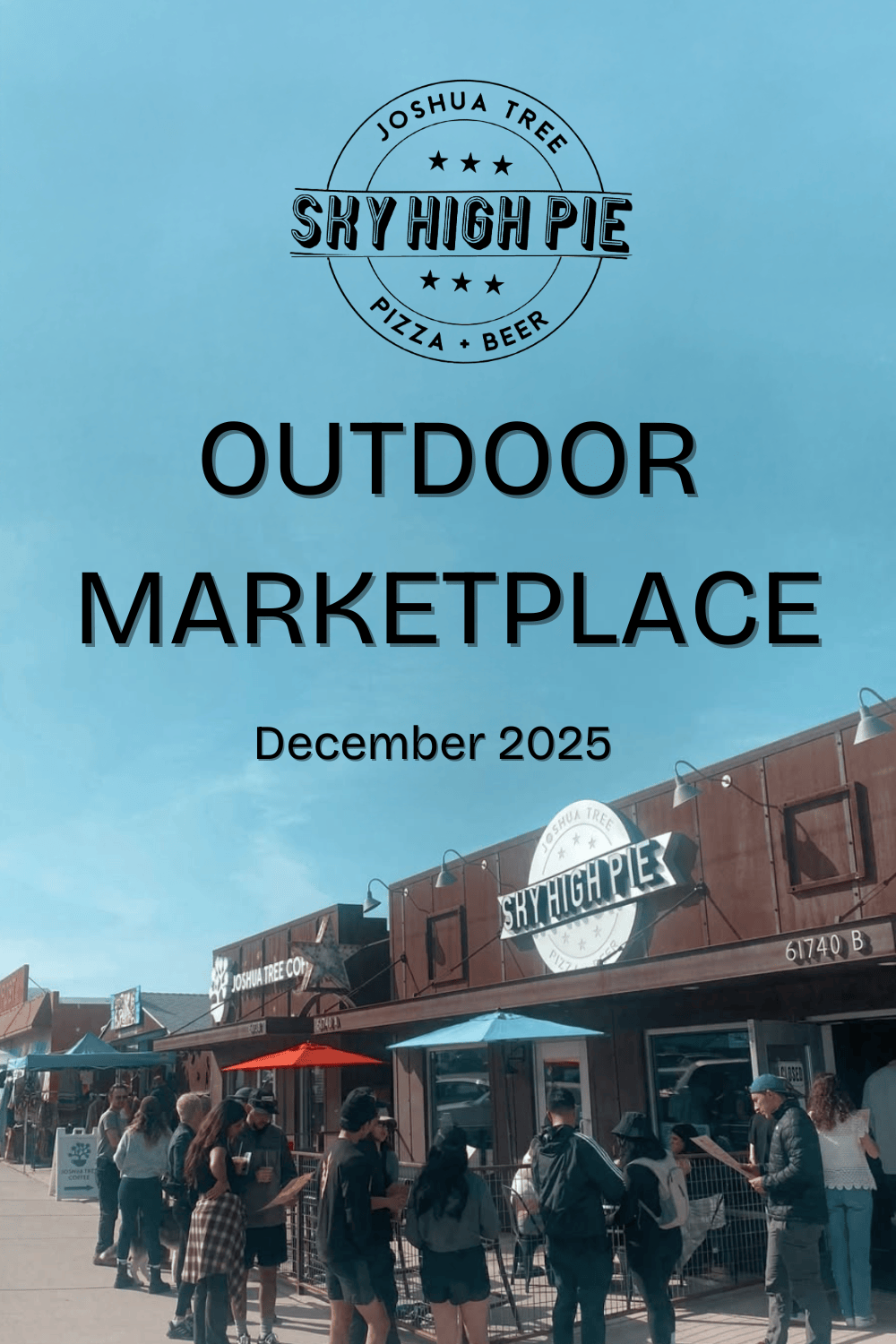 JTTP Marketplace x Sky High Weekend 1: Dec. 6th + 7th available in Joshua Tree at JT Trading Post