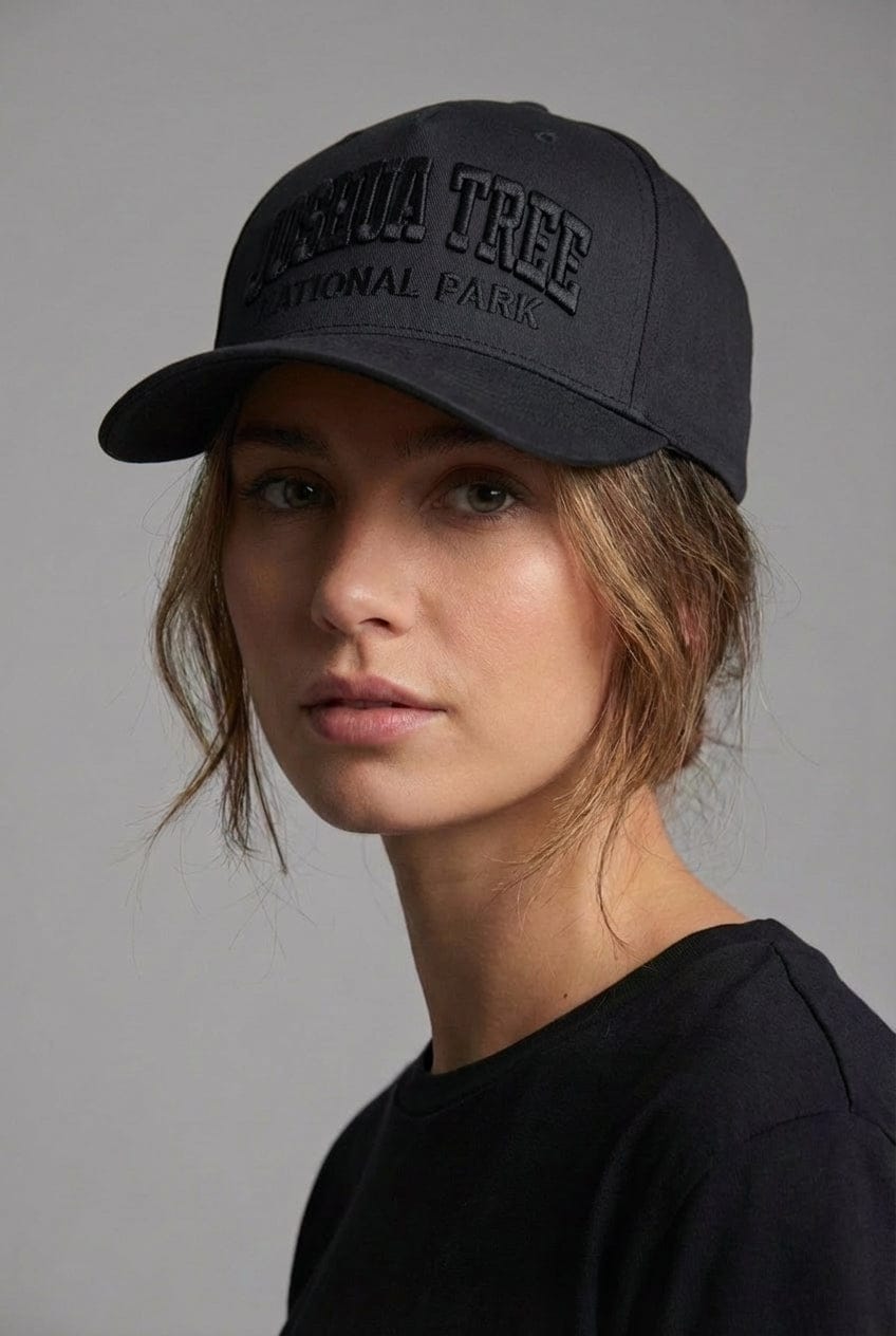 JTTP Originals Joshua Tree Embroidered Hat - Black available in Joshua Tree at JT Trading Post