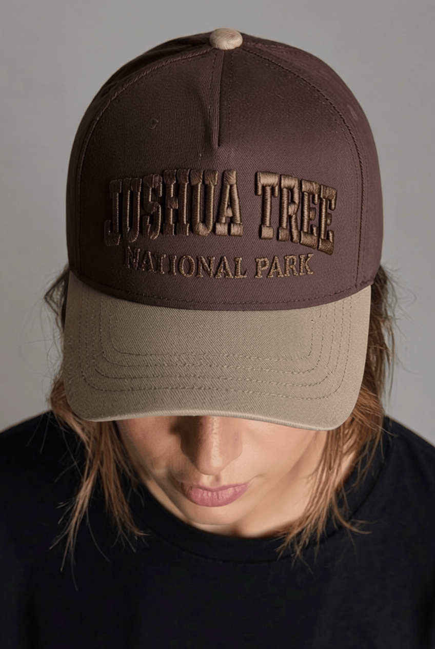 JTTP Originals Joshua Tree Embroidered Hat - Brown available in Joshua Tree at JT Trading Post