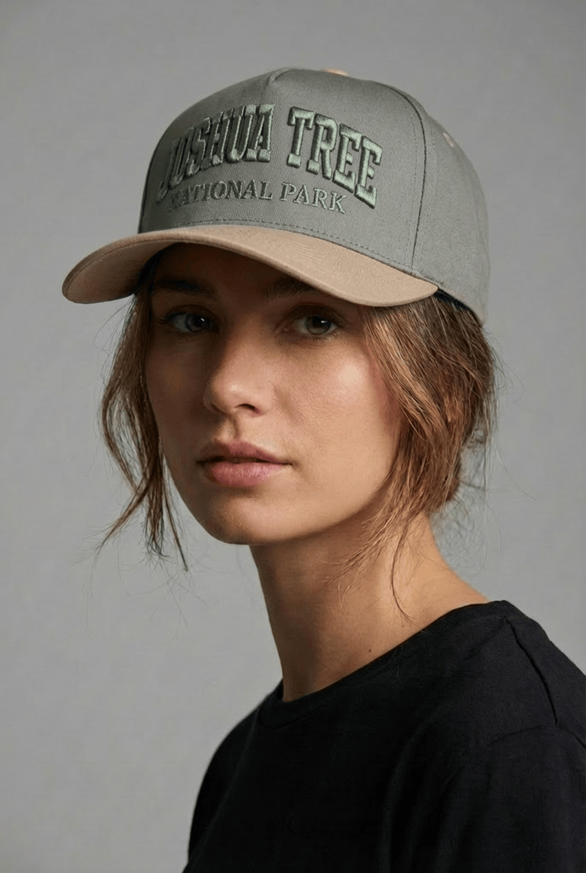 JTTP Originals Joshua Tree Embroidered Hat - Olive available in Joshua Tree at JT Trading Post