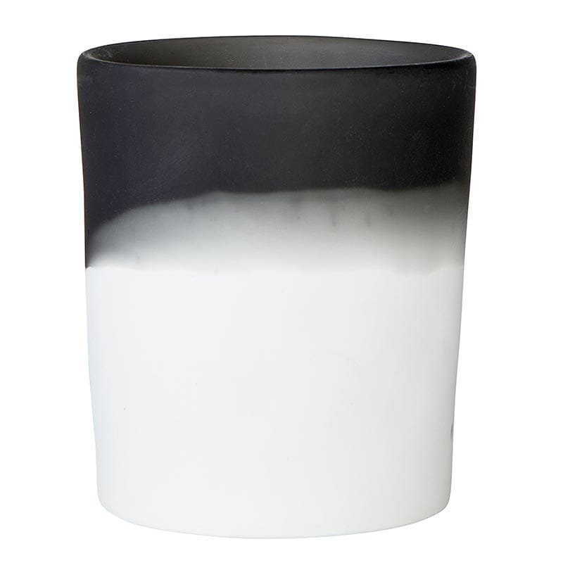 JTTP Products Charcoal & White | Old Fashioned Resin Glass available in Joshua Tree at JT Trading Post