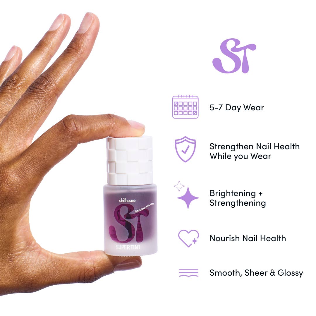 JTTP Products Chillhouse | Super Tints - Grape Goop | Nail Polish available in Joshua Tree at JT Trading Post