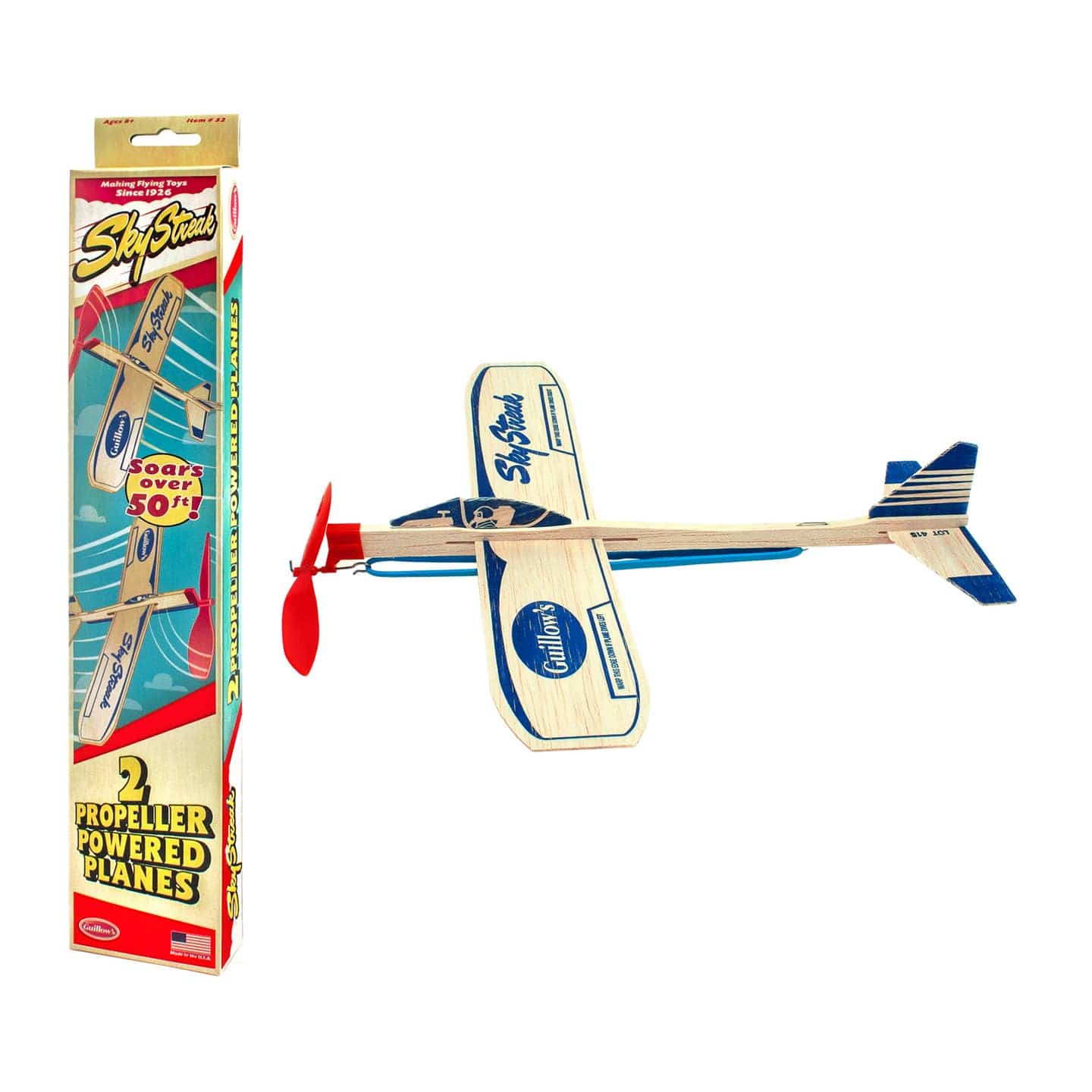 JTTP Products Guillow's Sky Streak Power Plane Twin Pack available in Joshua Tree at JT Trading Post