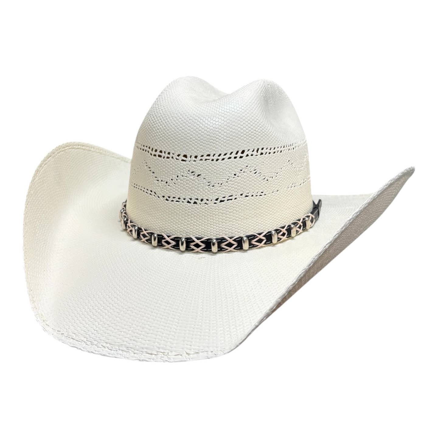 JTTP Products New Western Straw Cowboy Hat | White available in Joshua Tree at JT Trading Post