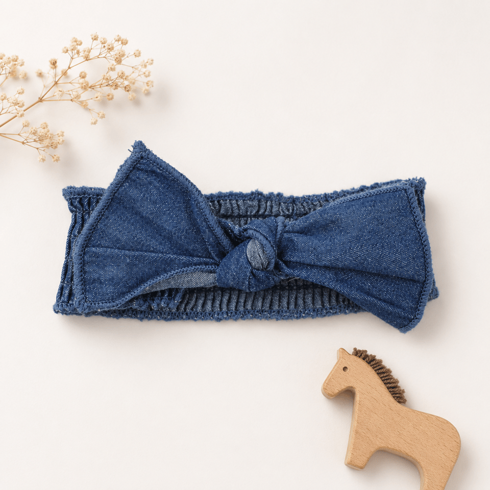 JTTP Products Organic Denim Headband available in Joshua Tree at JT Trading Post