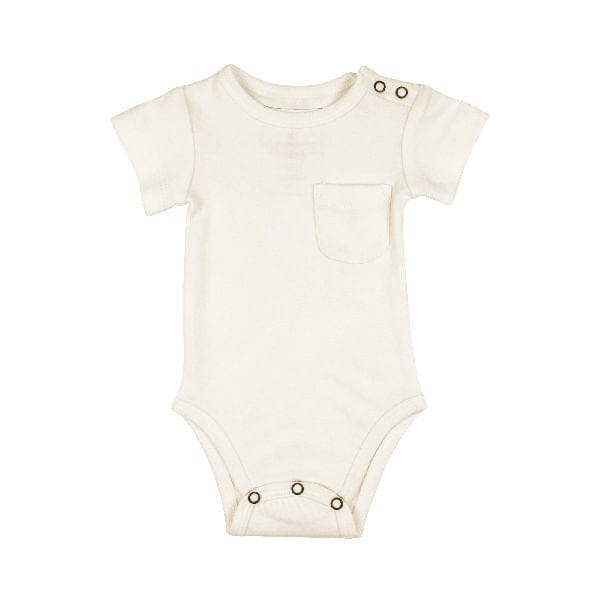 JTTP Products Organic Short Sleeve Body Suit Buttercream available in Joshua Tree at JT Trading Post
