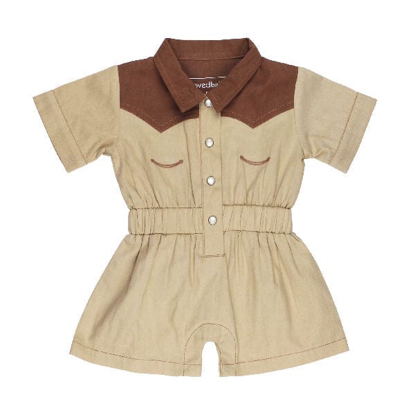 JTTP Products Organic Western Romper available in Joshua Tree at JT Trading Post