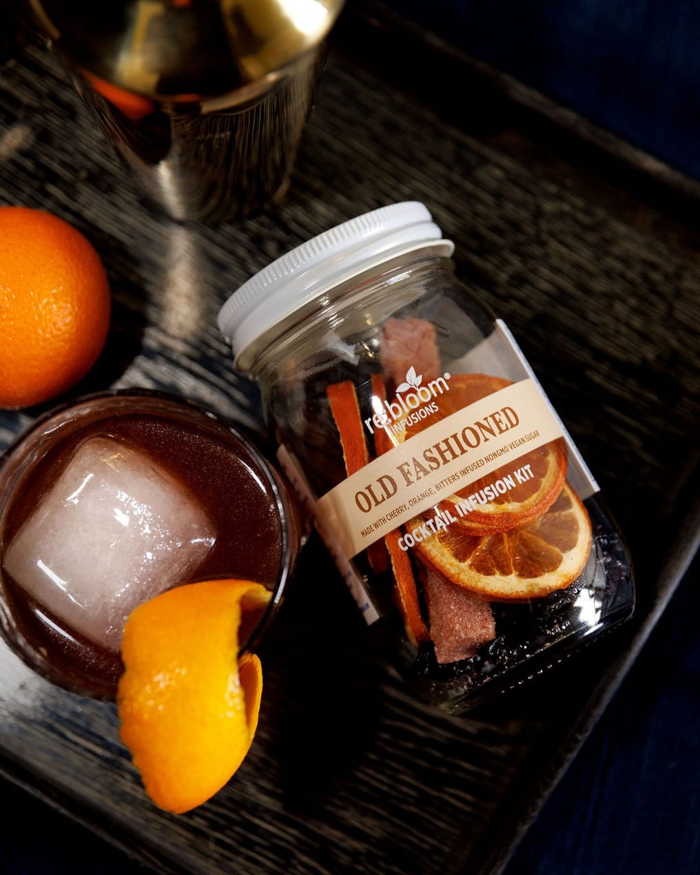 JTTP Products Re:Bloom Infusions | Old Fashioned Cocktail Mocktail available in Joshua Tree at JT Trading Post