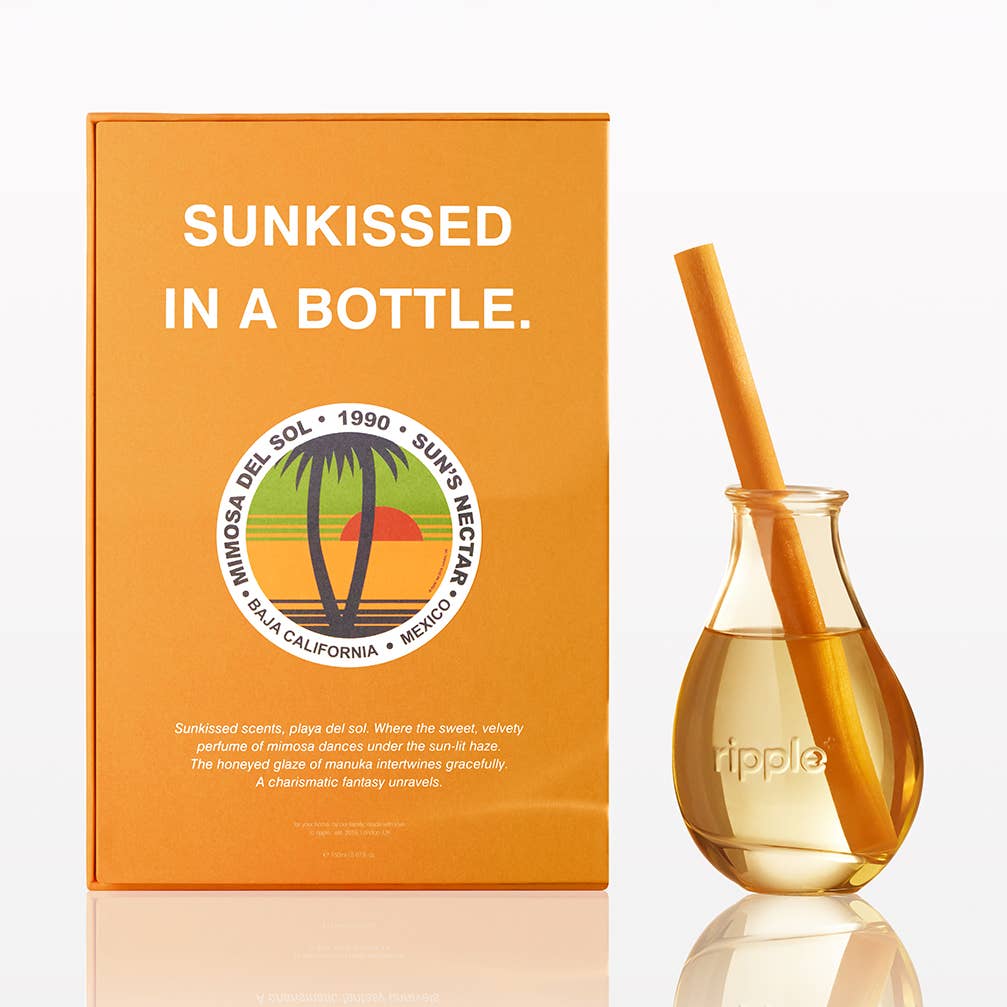 JTTP Products Ripple⁺ Happy Reed Diffuser – Mimosa available in Joshua Tree at JT Trading Post