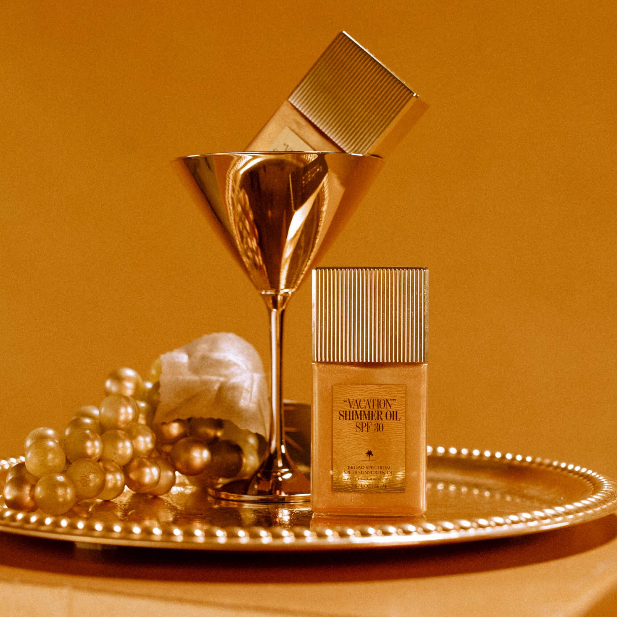 JTTP Products Vacation: Shimmer Oil SPF 30 | SPF 30 Body Oil available in Joshua Tree at JT Trading Post