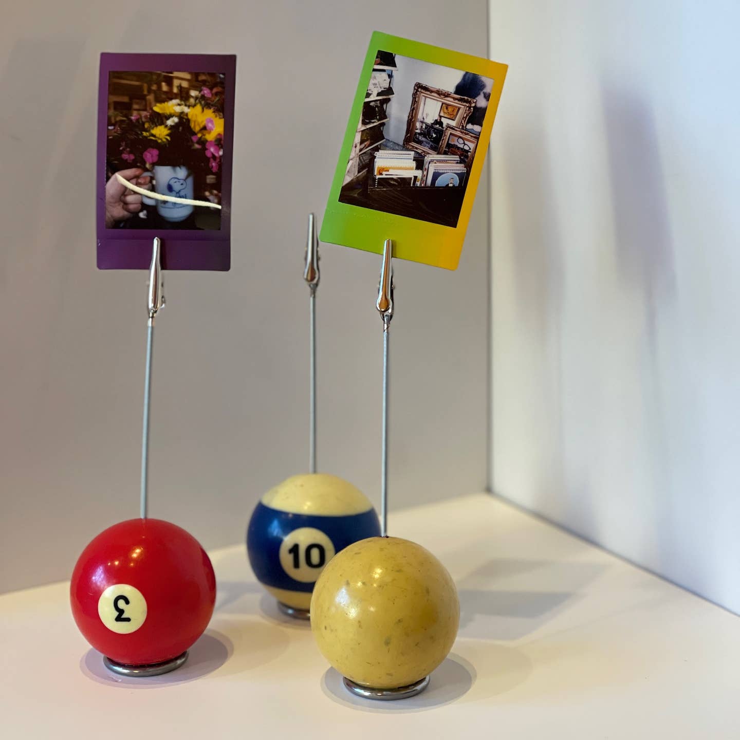 JTTP Products Vintage Billiard Ball Photo Holder available in Joshua Tree at JT Trading Post