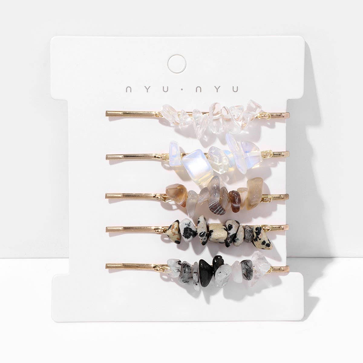 JTTP Products Natural Stone Hair Clip Set available in Joshua Tree at JT Trading Post