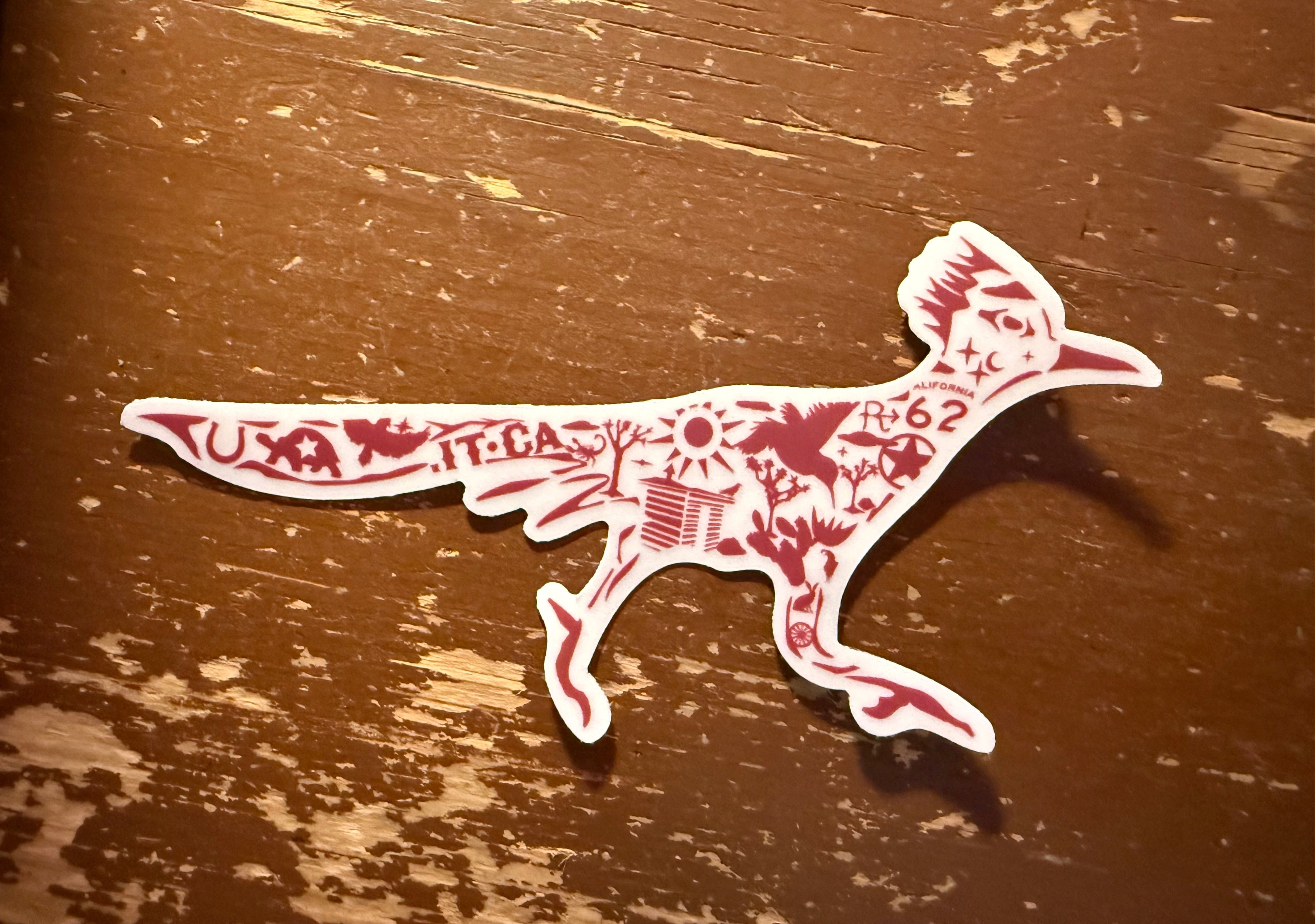 kreaturetown Transparent 6" Sticker: RR available in Joshua Tree at JT Trading Post
