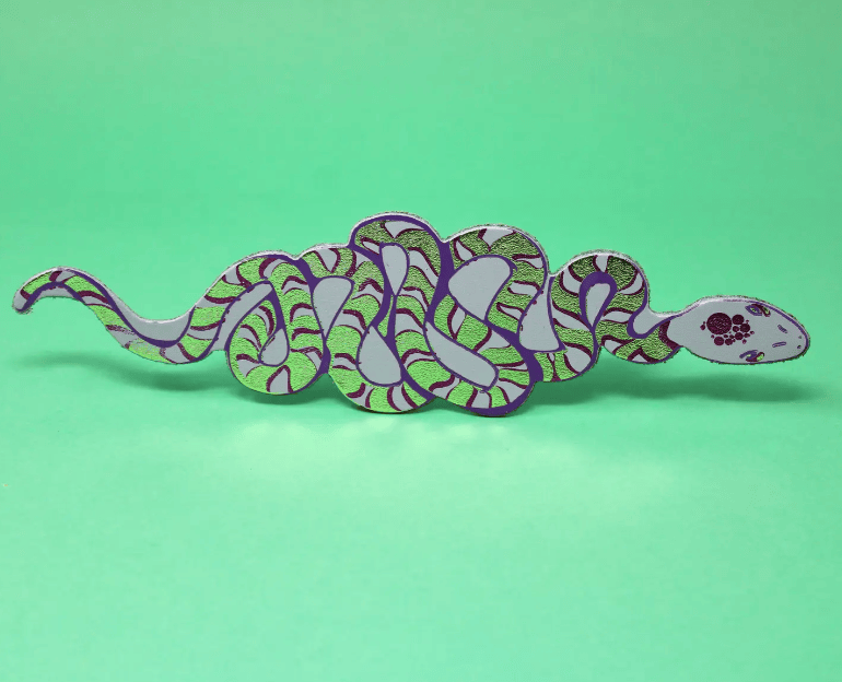 Opal Atlas Ark Colour Design Bookmark SNAKE available in Joshua Tree at JT Trading Post
