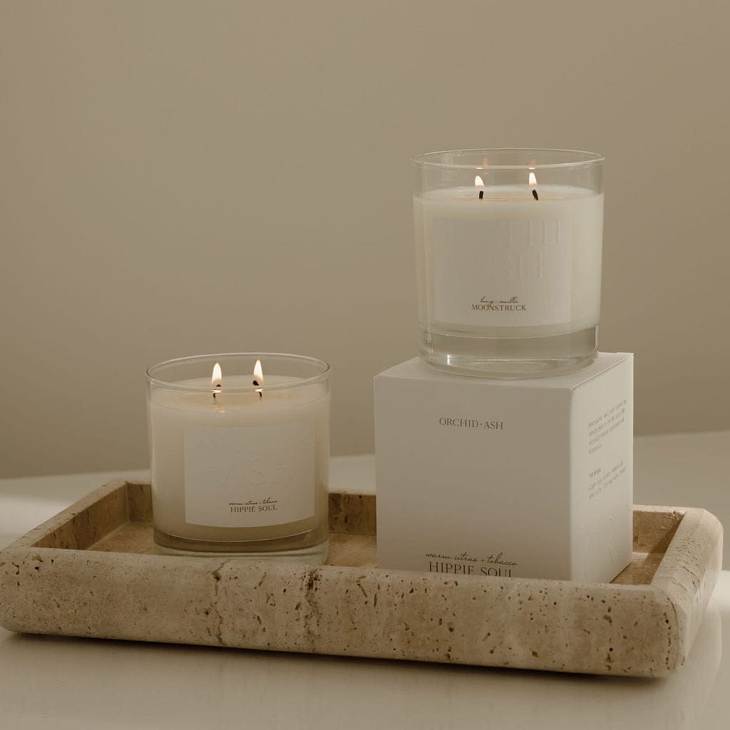 Orchid + Ash HIPPIE SOUL Natural Candle available in Joshua Tree at JT Trading Post