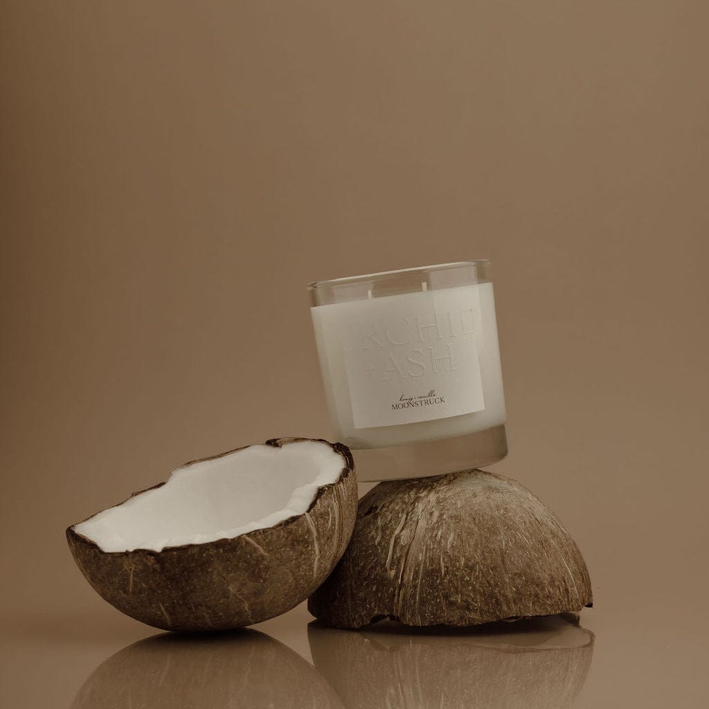 Orchid + Ash MOONSTRUCK Natural Candle available in Joshua Tree at JT Trading Post