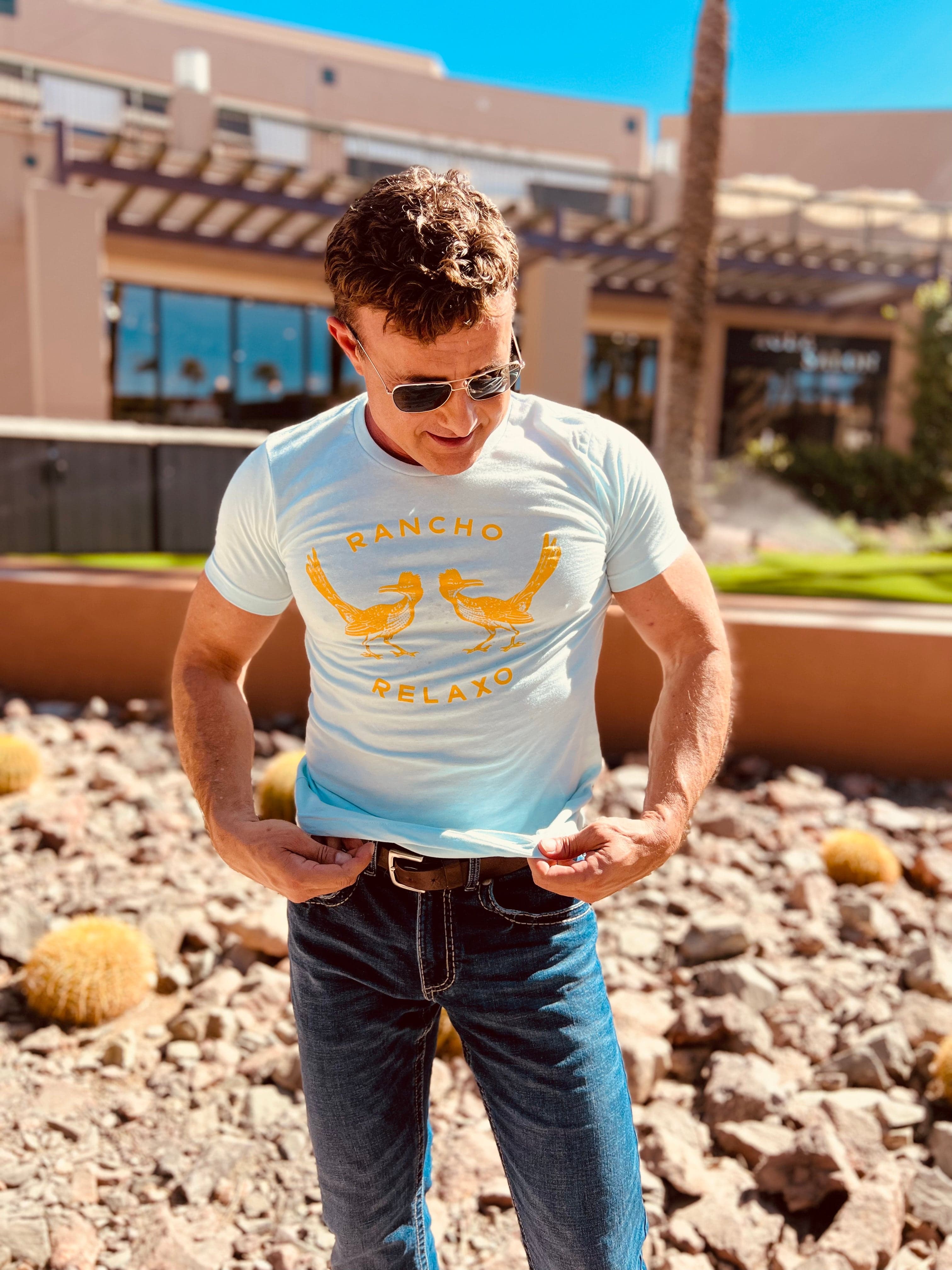 Rancho Relaxo Mens OG Logo Tee available in Joshua Tree at JT Trading Post