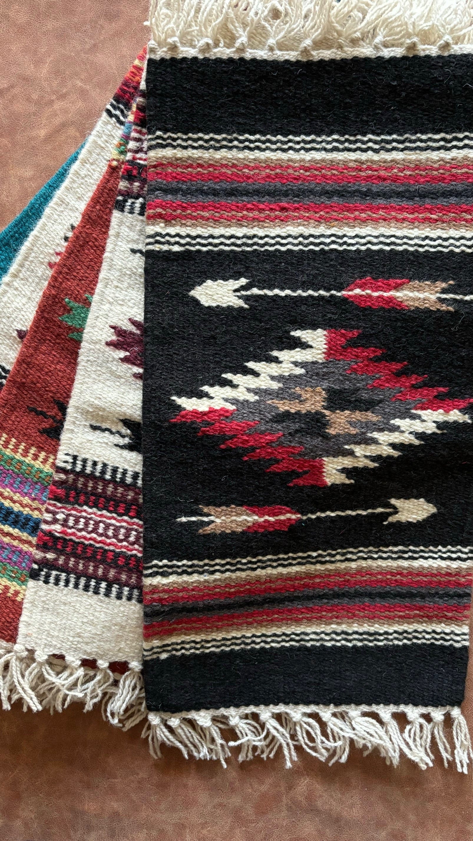 Red Raven Trading Co Wool Table Mat available in Joshua Tree at JT Trading Post
