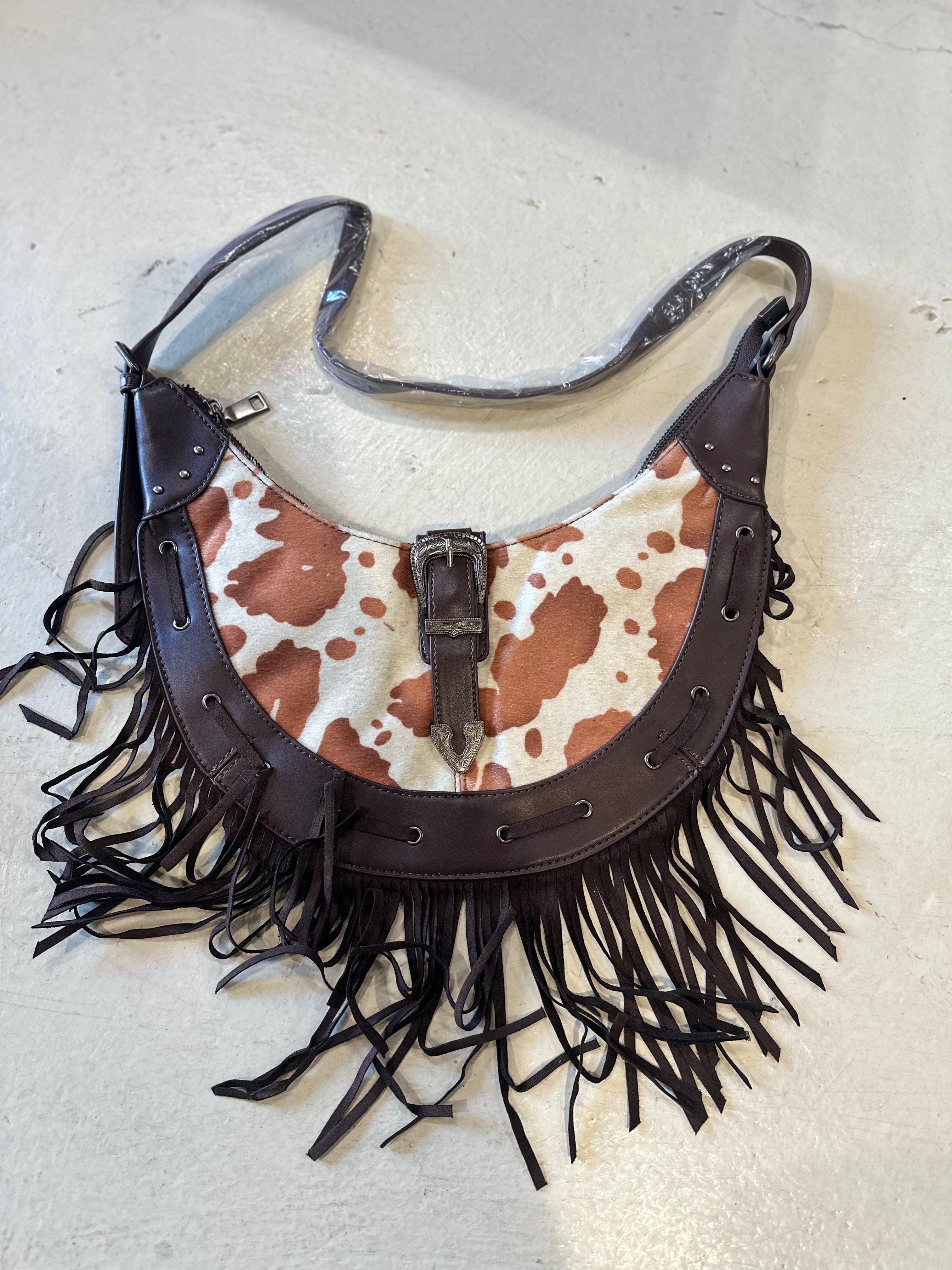 Roaming Travelers Brown Cow Western Purse available in Joshua Tree at JT Trading Post