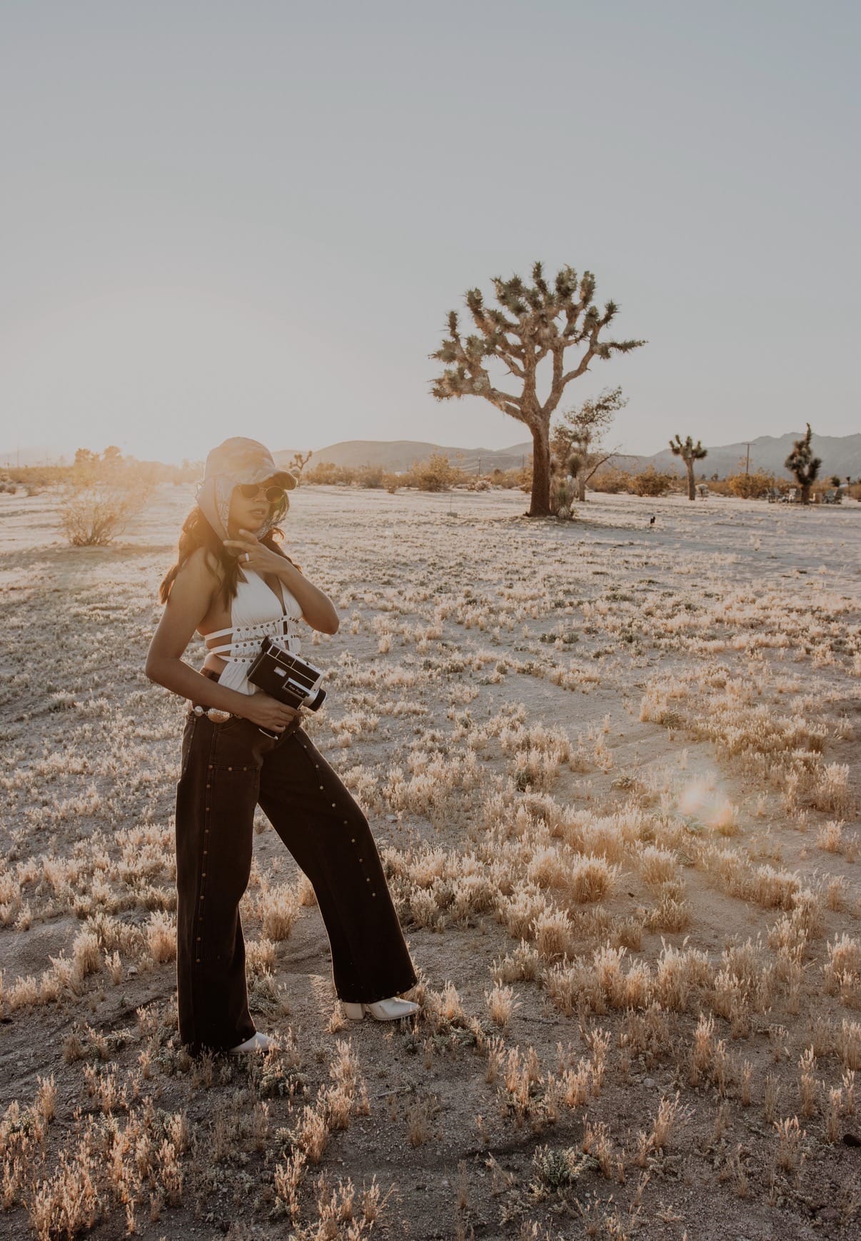 Roaming Travelers Brown Western Studded Pants available in Joshua Tree at JT Trading Post