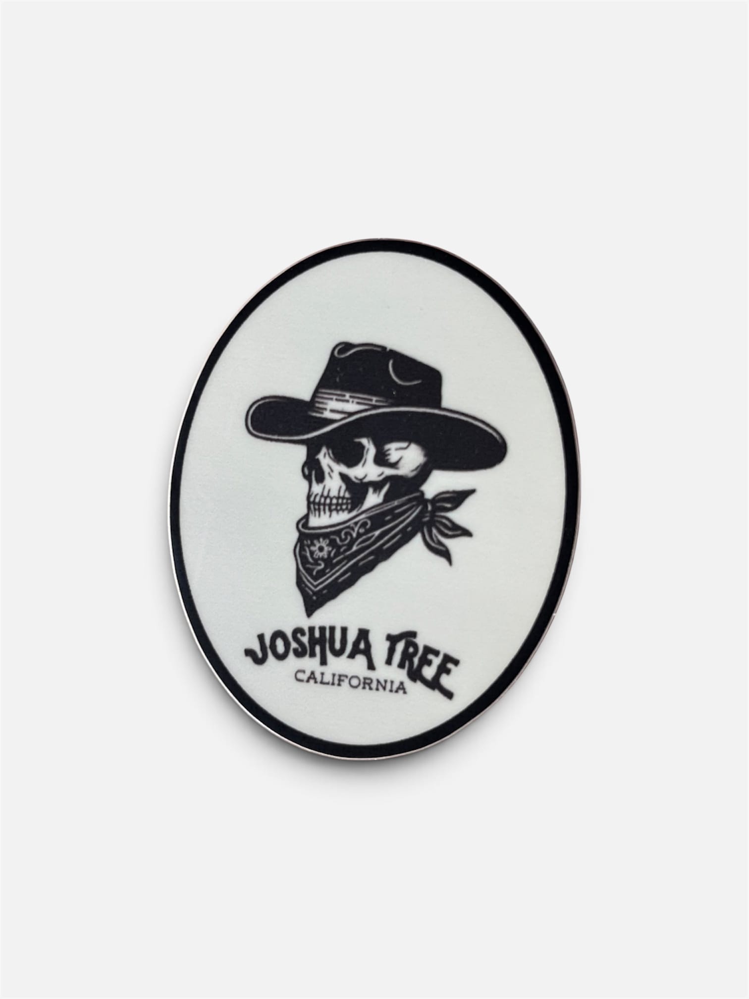 Roaming Travelers Cowboy Skull Sticker available in Joshua Tree at JT Trading Post