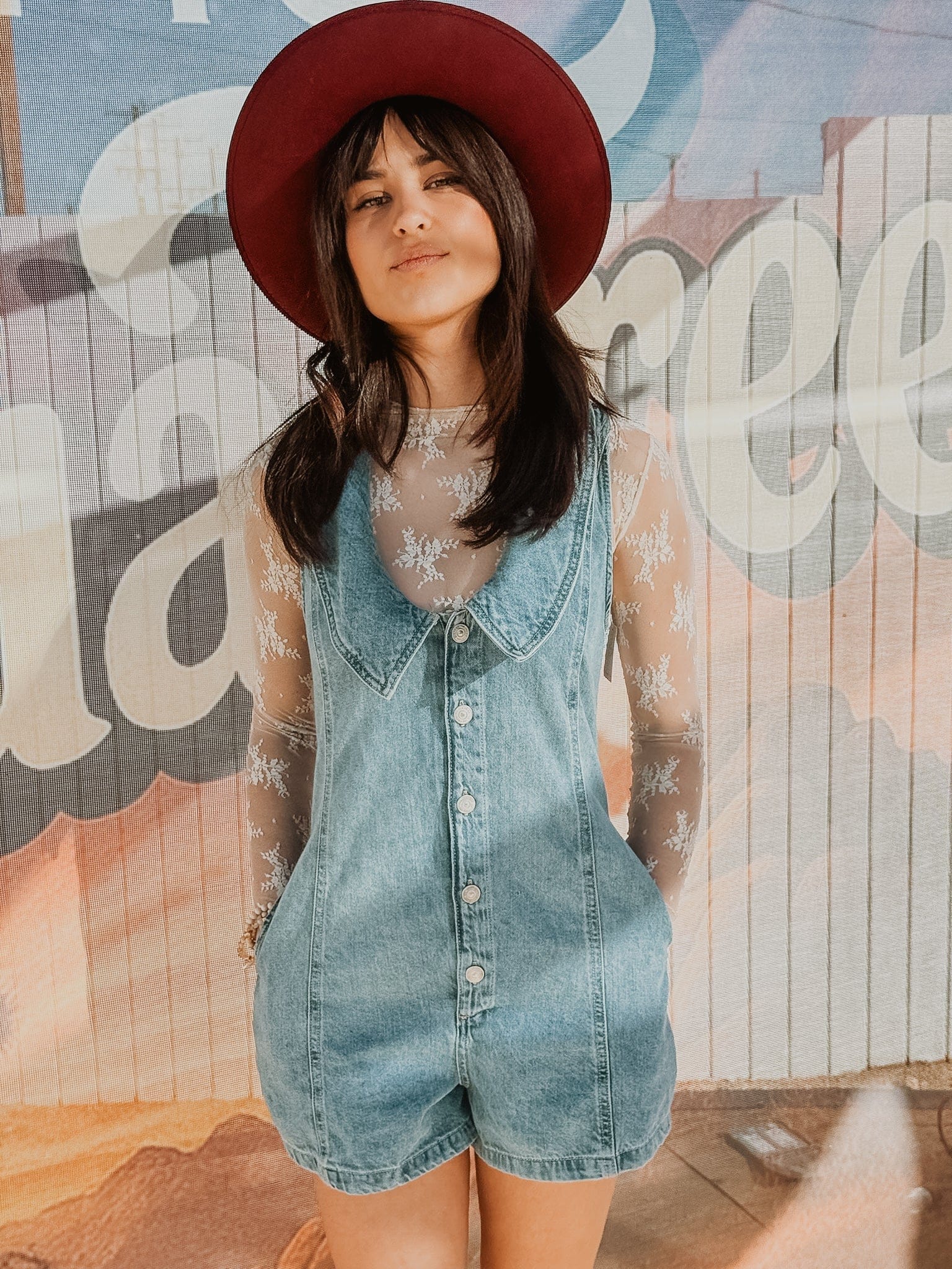 Roaming Travelers Dover Playsuit available in Joshua Tree at JT Trading Post