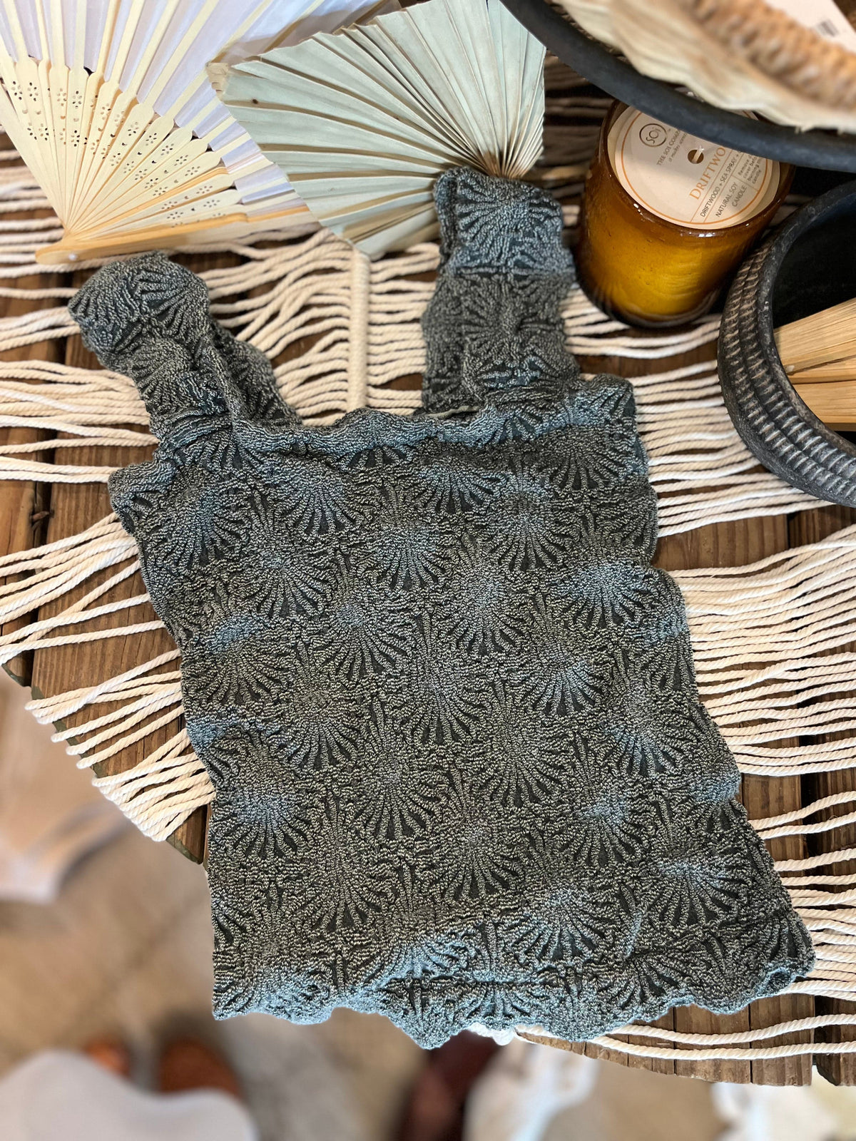Roaming Travelers Midnight Mountain Love Letter Cami available in Joshua Tree at JT Trading Post