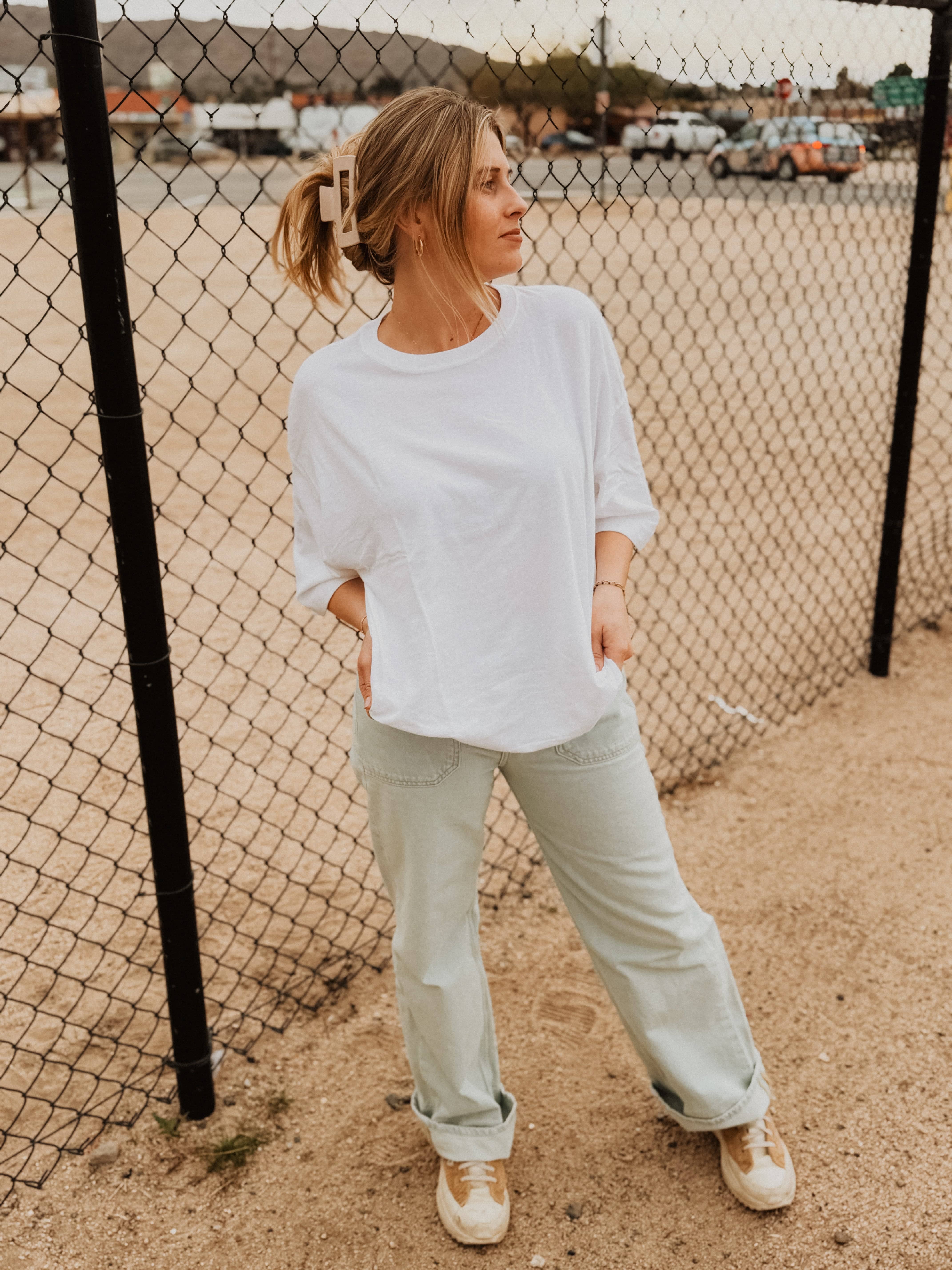 Roaming Travelers Perfect Oversized Tee available in Joshua Tree at JT Trading Post