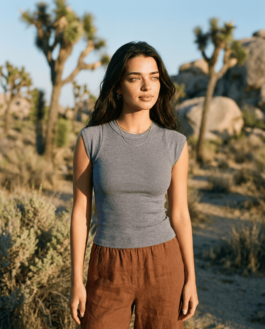 Roaming Travelers So Soft Seamless Modal Baby Tee available in Joshua Tree at JT Trading Post