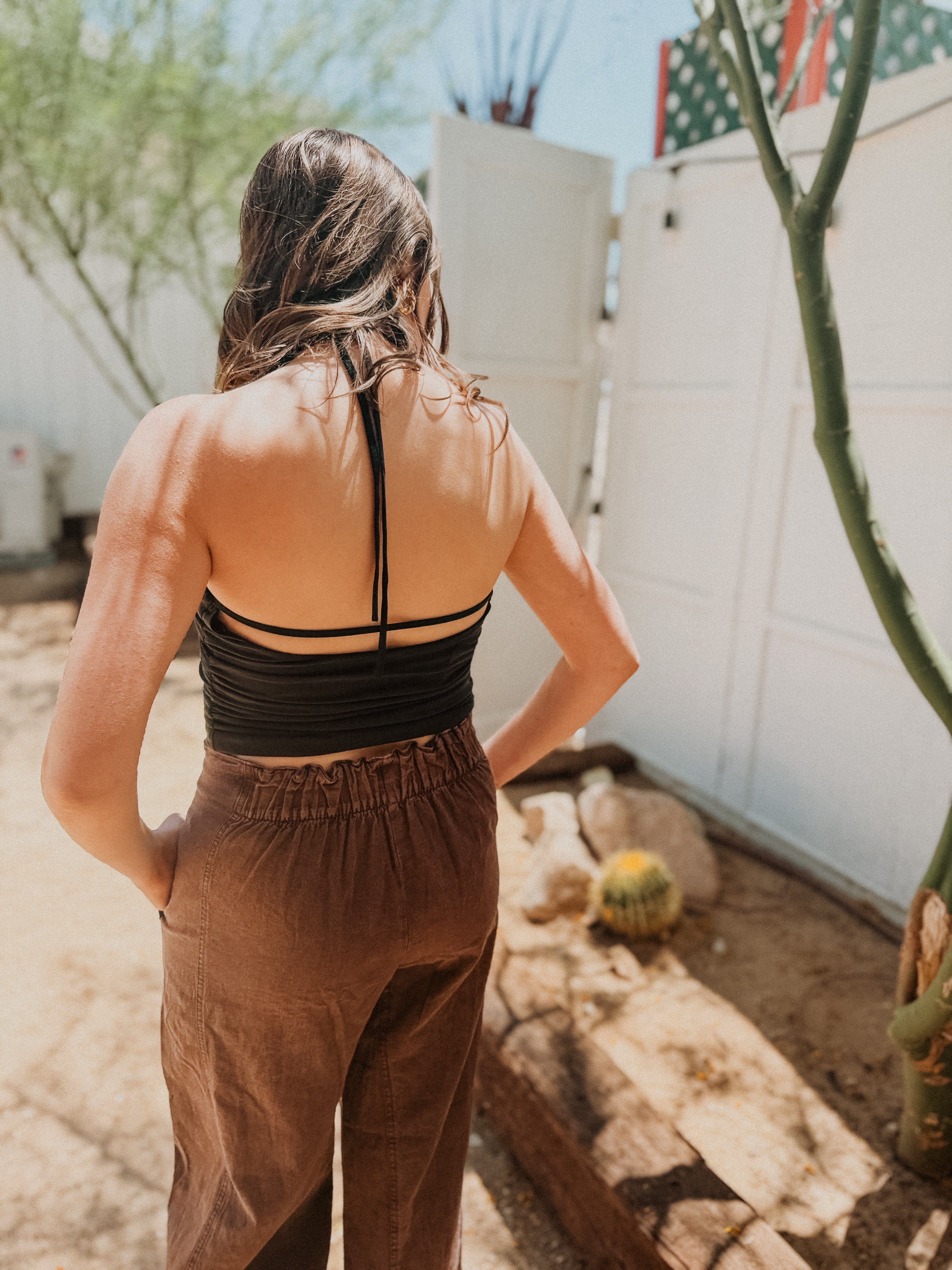 Roaming Travelers Toni Beaded Tank | Black available in Joshua Tree at JT Trading Post