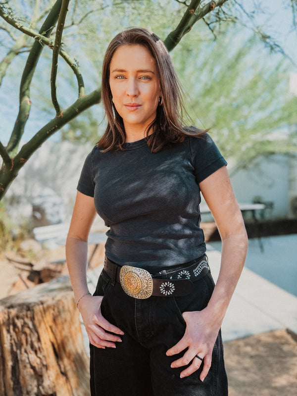 Roaming Travelers We The Free Atlas Crew Tee available in Joshua Tree at JT Trading Post