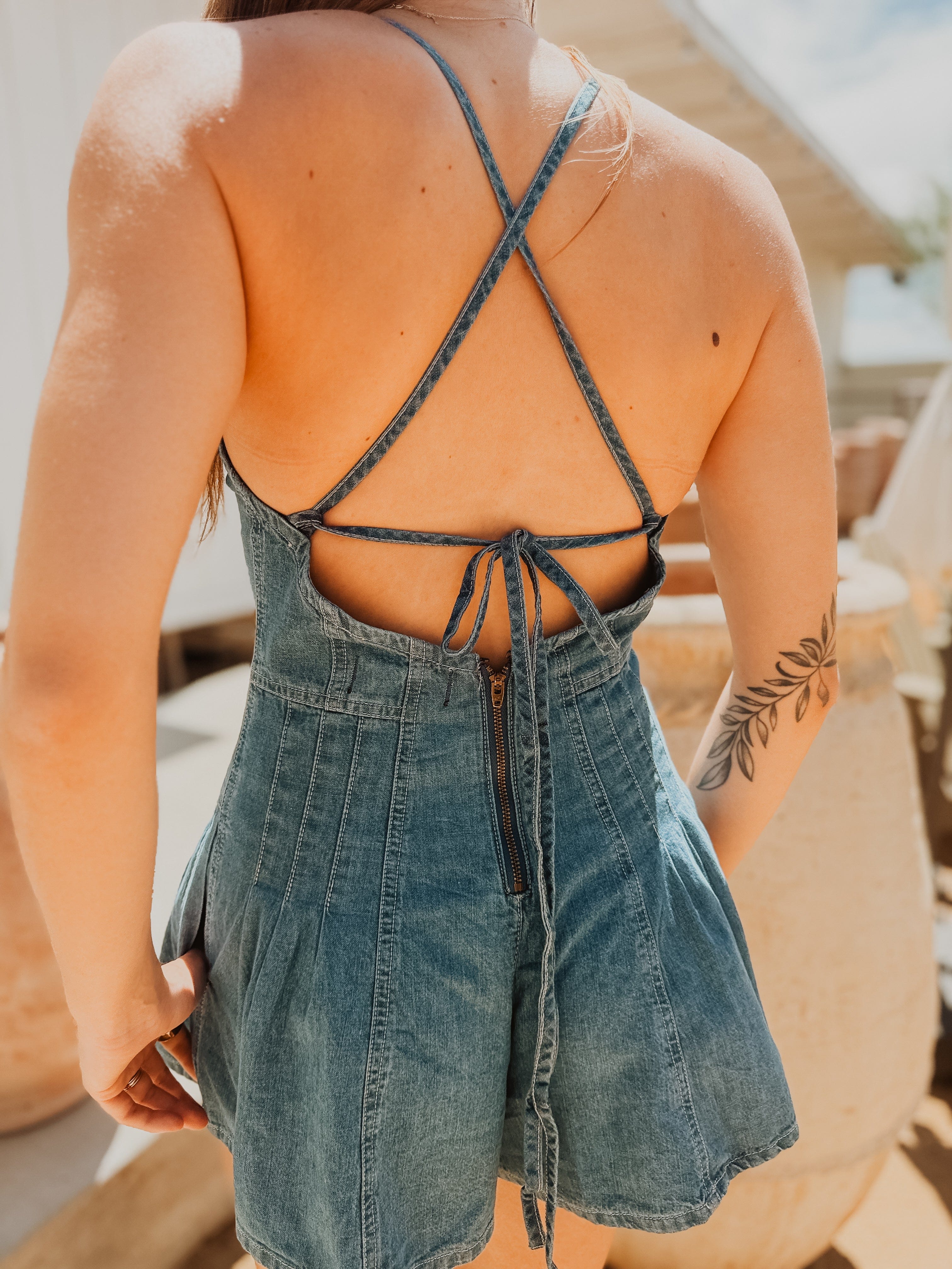 Roaming Travelers We The Free Nostalgia Ultra Shortalls available in Joshua Tree at JT Trading Post