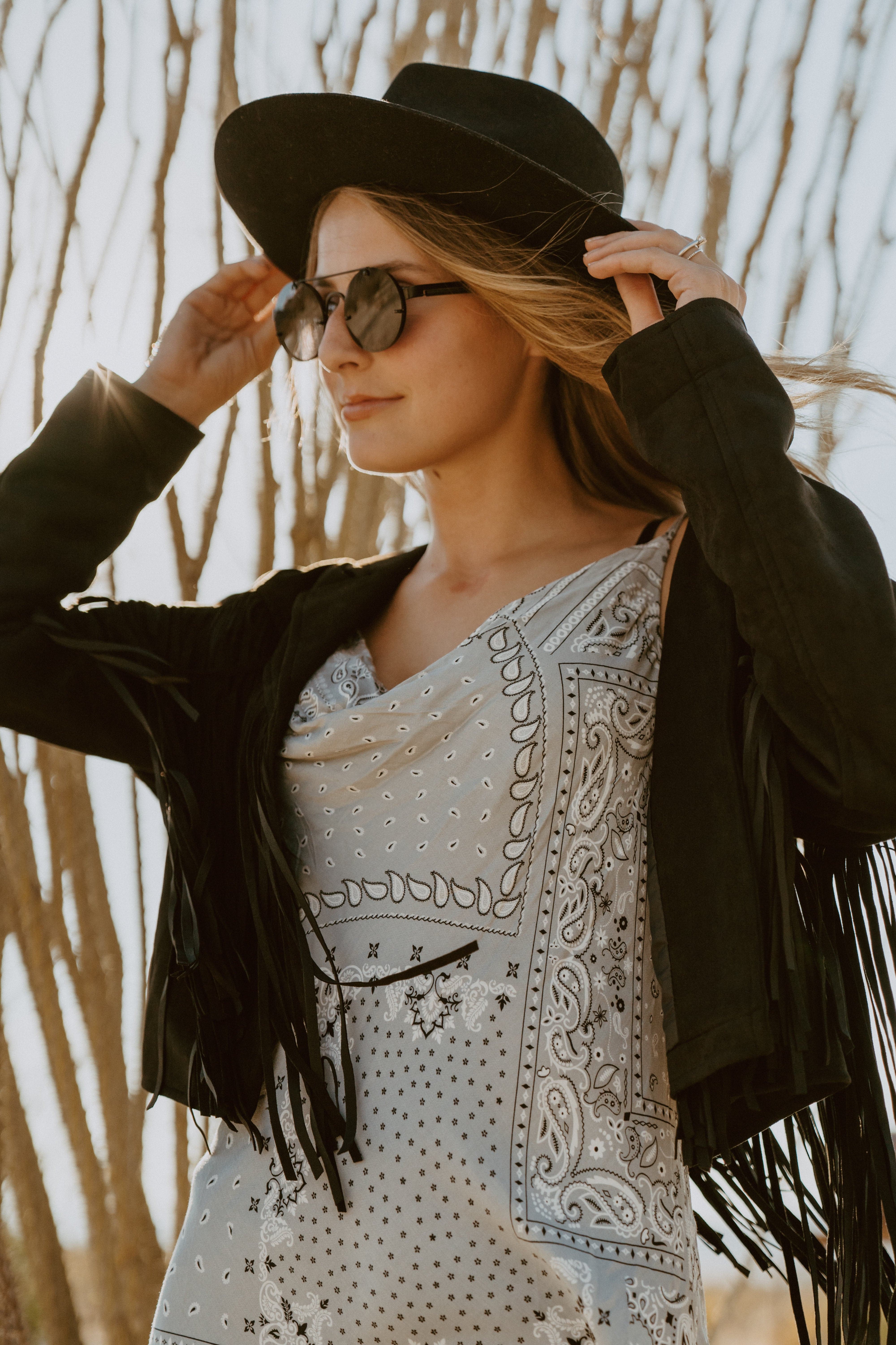 Roaming Travelers Western Fringe Jacket available in Joshua Tree at JT Trading Post