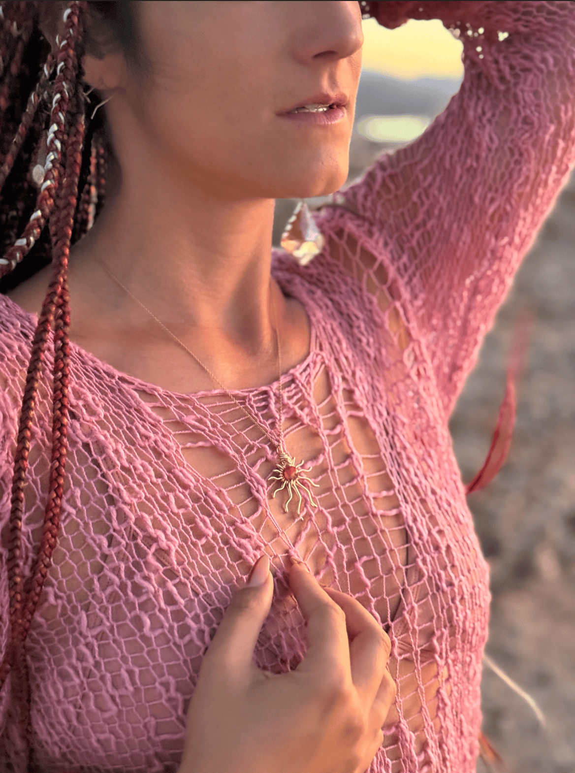 The Nomadic People Queen of the Sun Necklace available in Joshua Tree at JT Trading Post