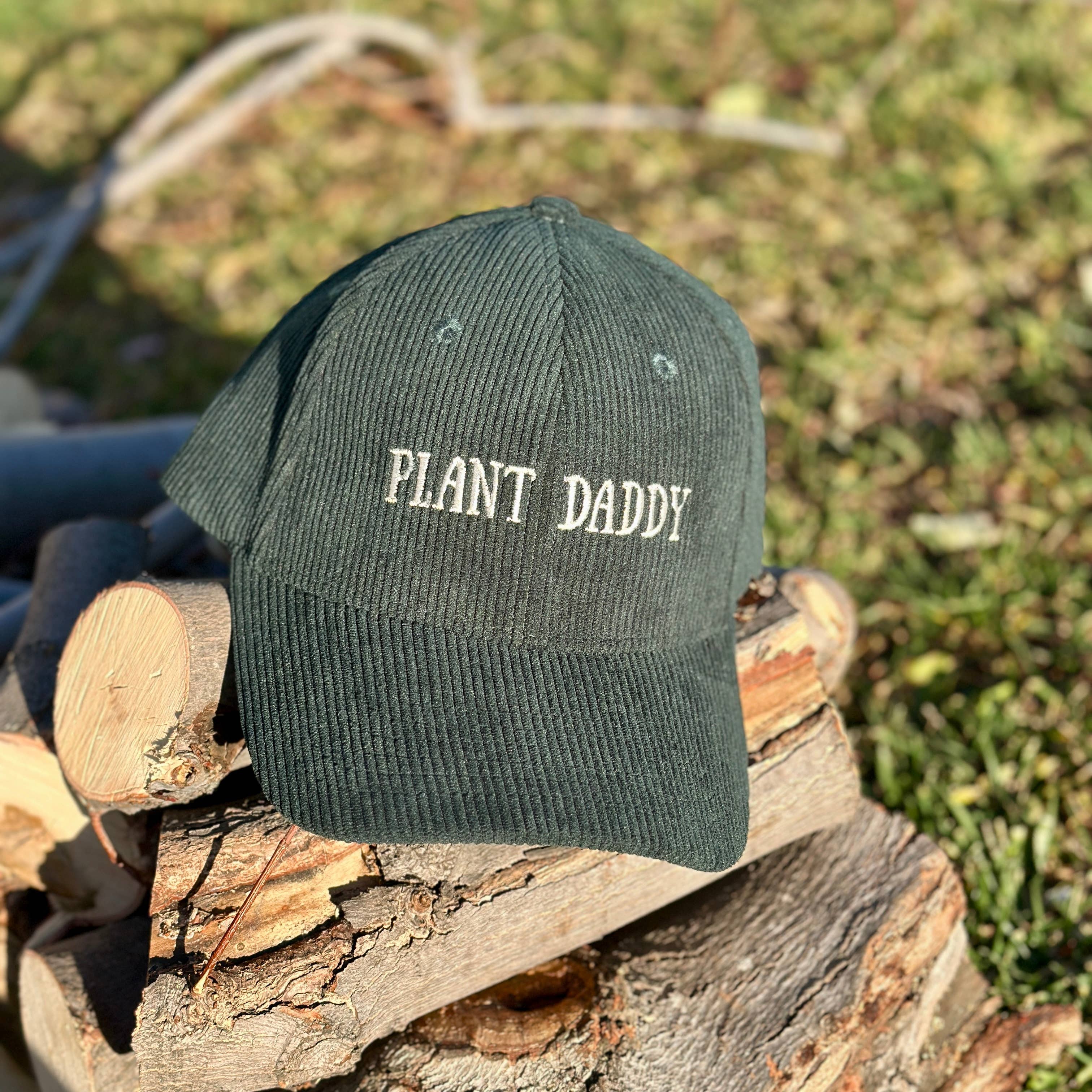The Plant Social Corduroy Green Plant Daddy Hat available in Joshua Tree at JT Trading Post