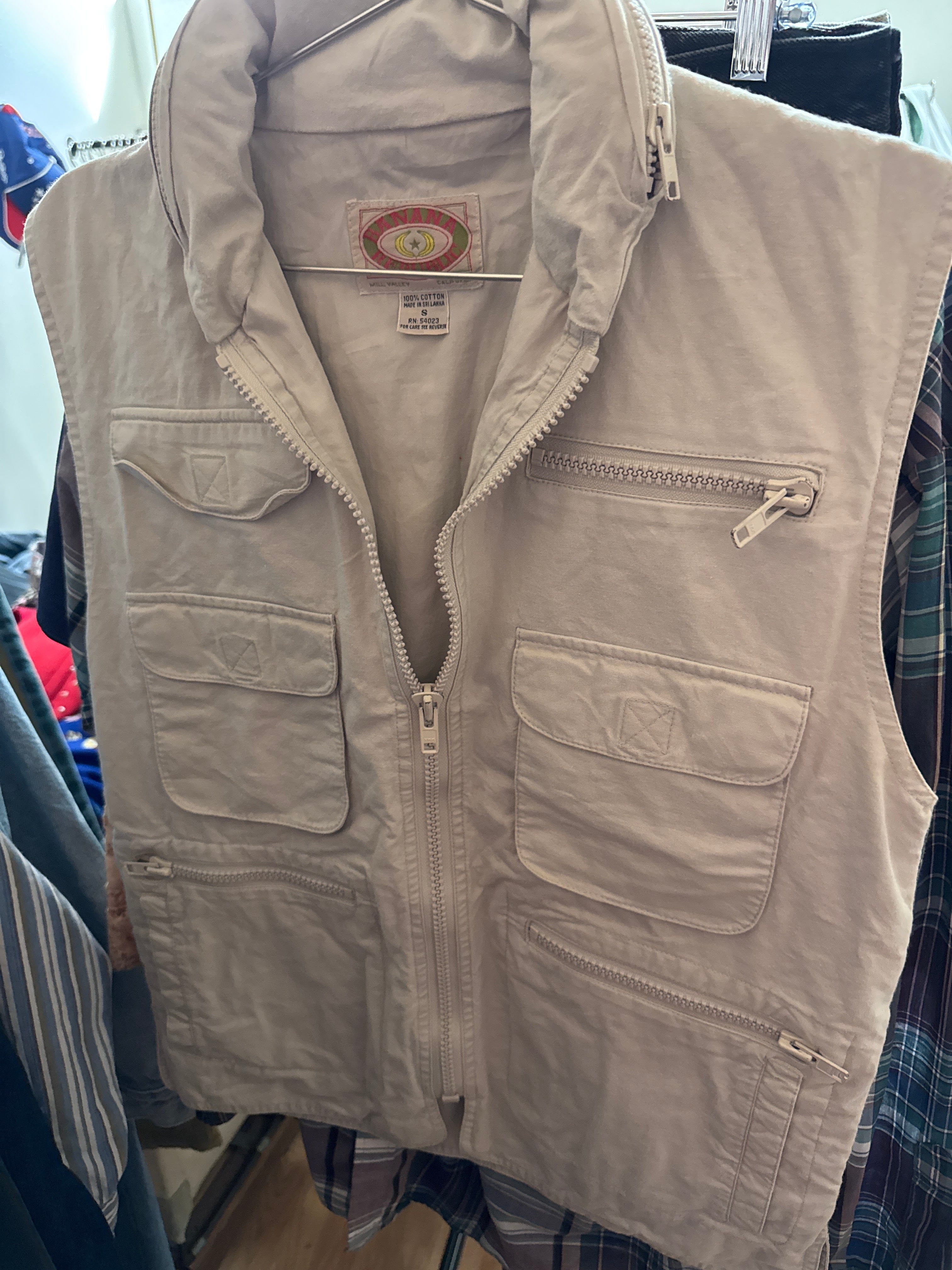 Venus Of The Desert VTG Banana Republic Safari Vest available in Joshua Tree at JT Trading Post