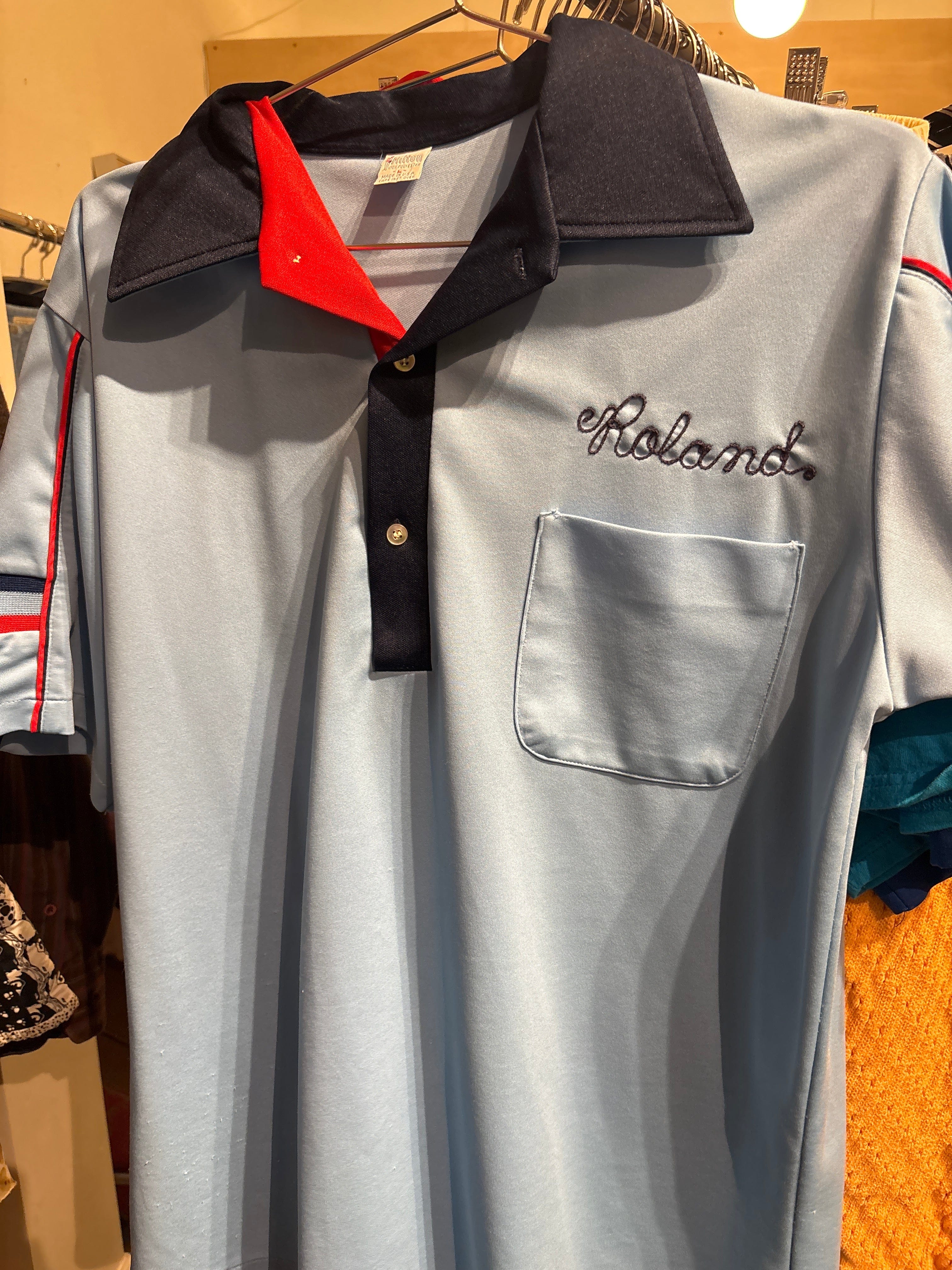 Venus Of The Desert Vtg Chain stitch Roland bowling shirt available in Joshua Tree at JT Trading Post