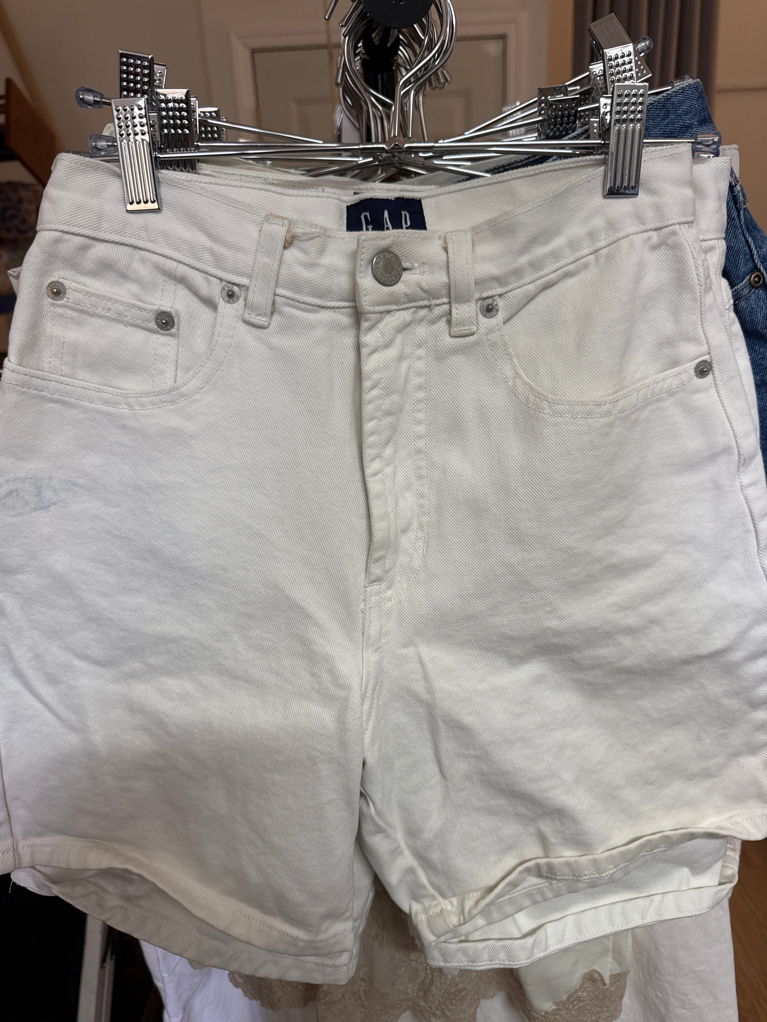Venus Of The Desert VTG GAP Worn In White Shorts available in Joshua Tree at JT Trading Post